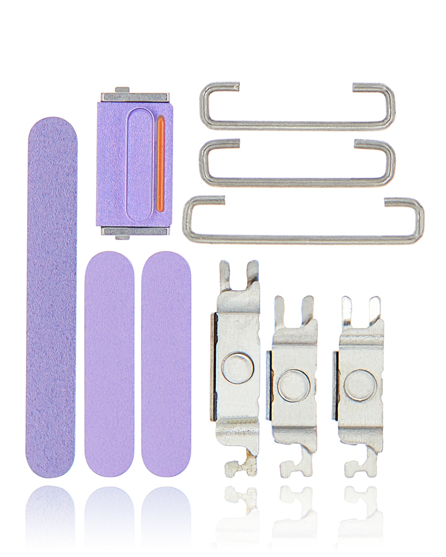 Hard Buttons (Power / Volume / Switch) For iPhone 12 Mini (Purple)