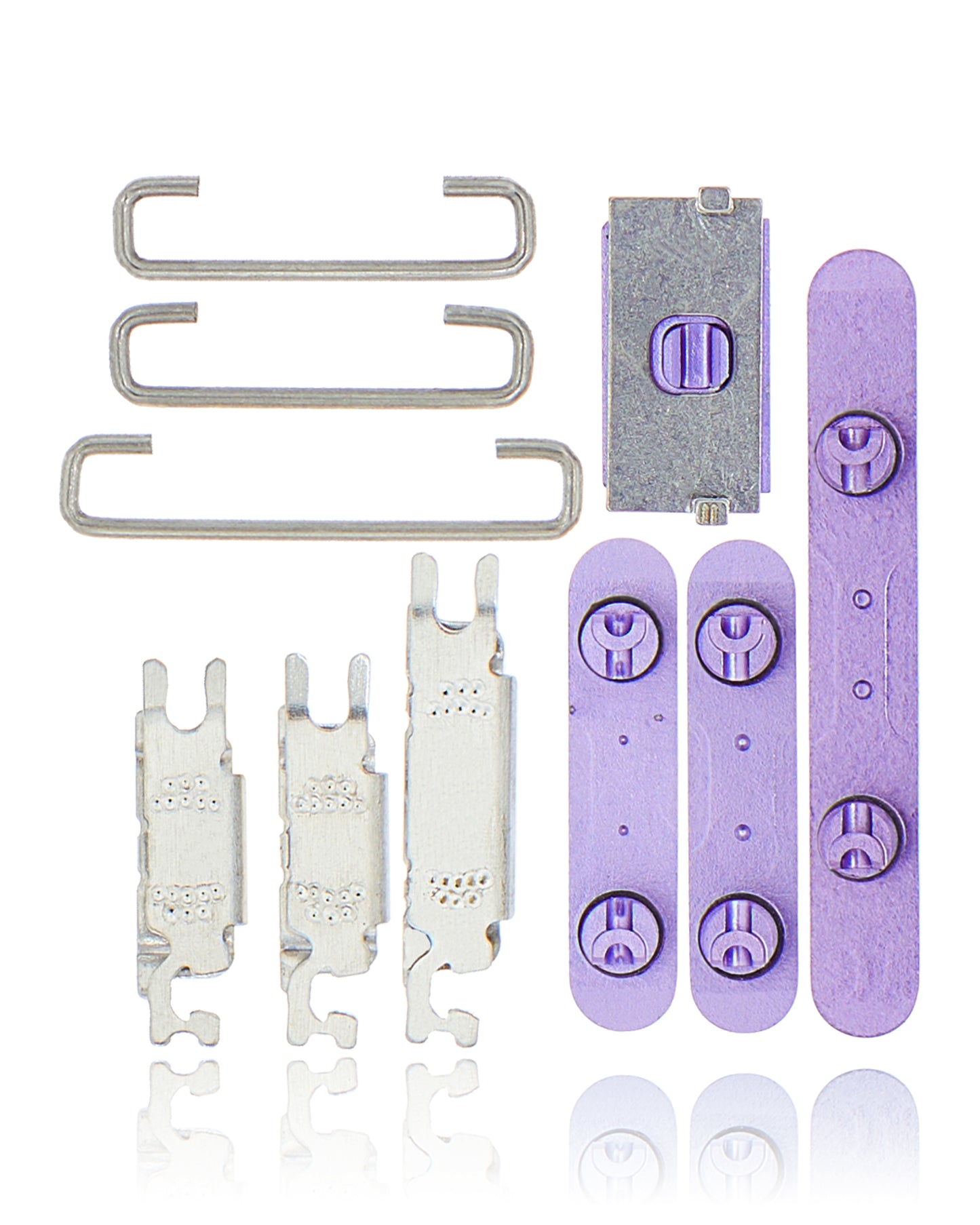 Hard Buttons (Power / Volume / Switch) For iPhone 12 Mini (Purple)