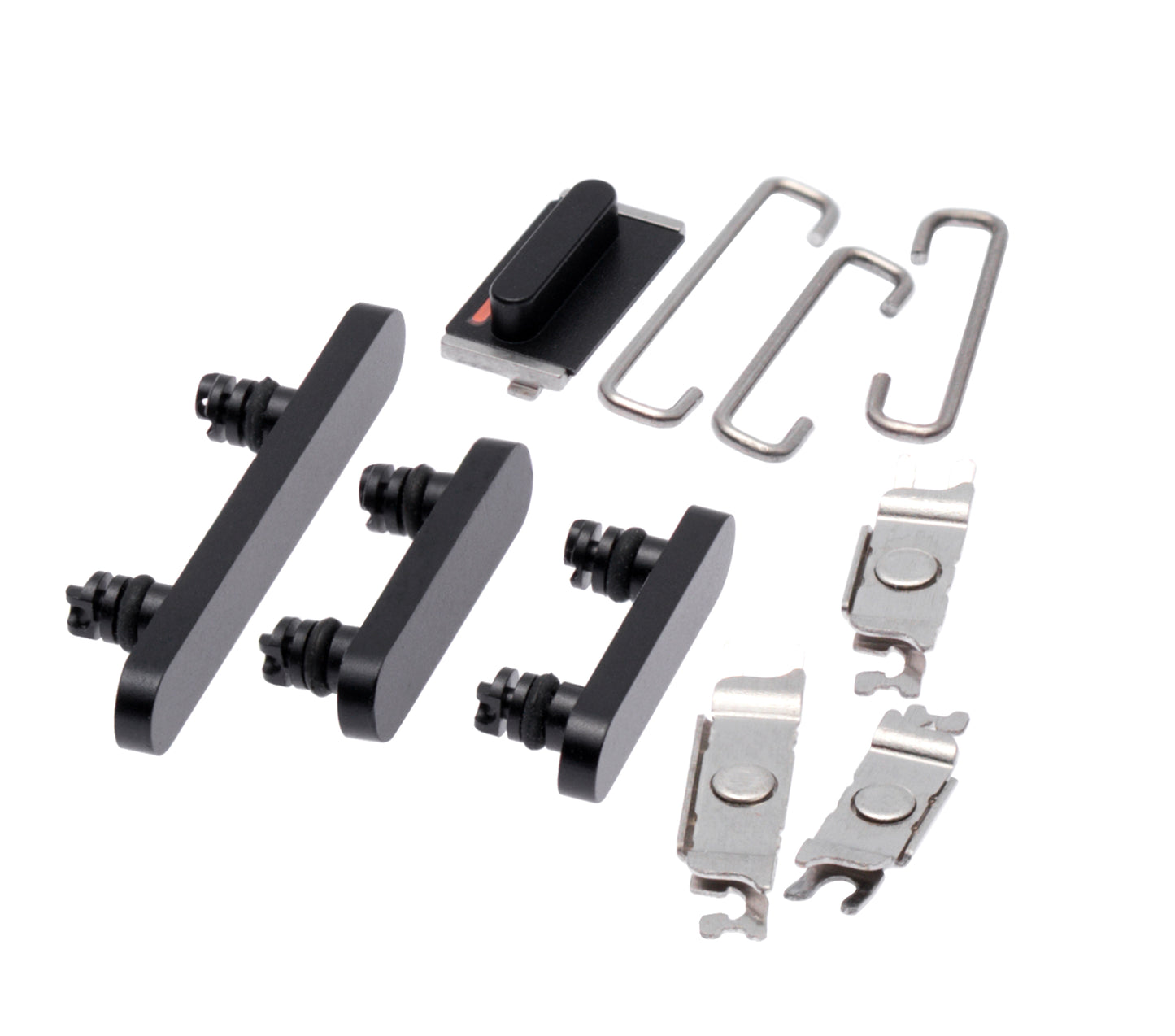 Hard Buttons (Power / Volume / Switch) For iPhone 12 (Black)