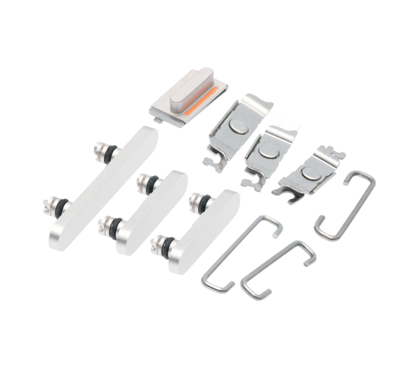 Hard Buttons (Power / Volume / Switch) For iPhone 12 (White)