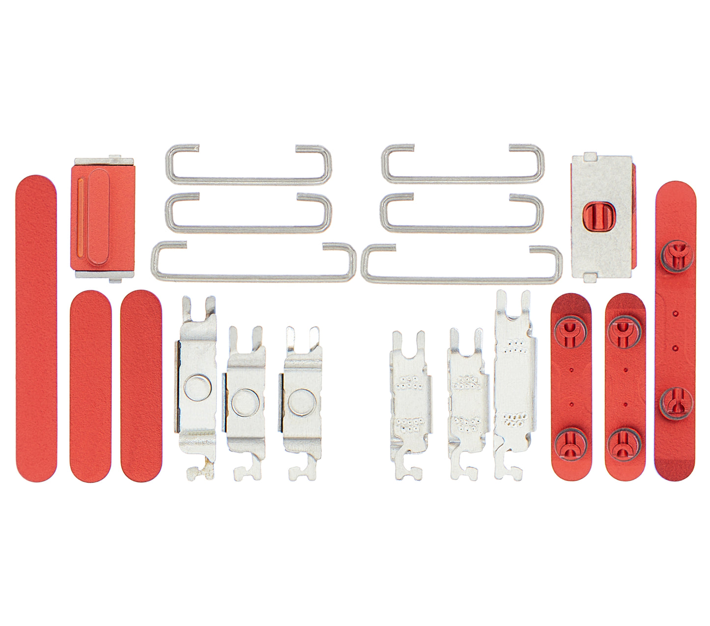 Hard Buttons (Power / Volume / Switch) For iPhone 12 (Red)