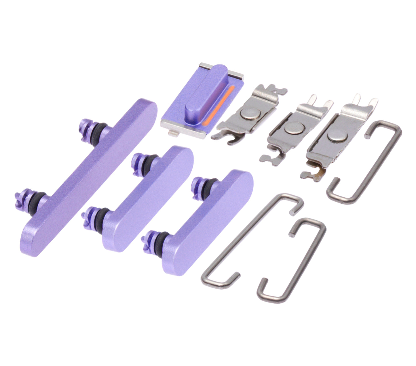 Hard Buttons (Power / Volume / Switch) For iPhone 12 (Purple)
