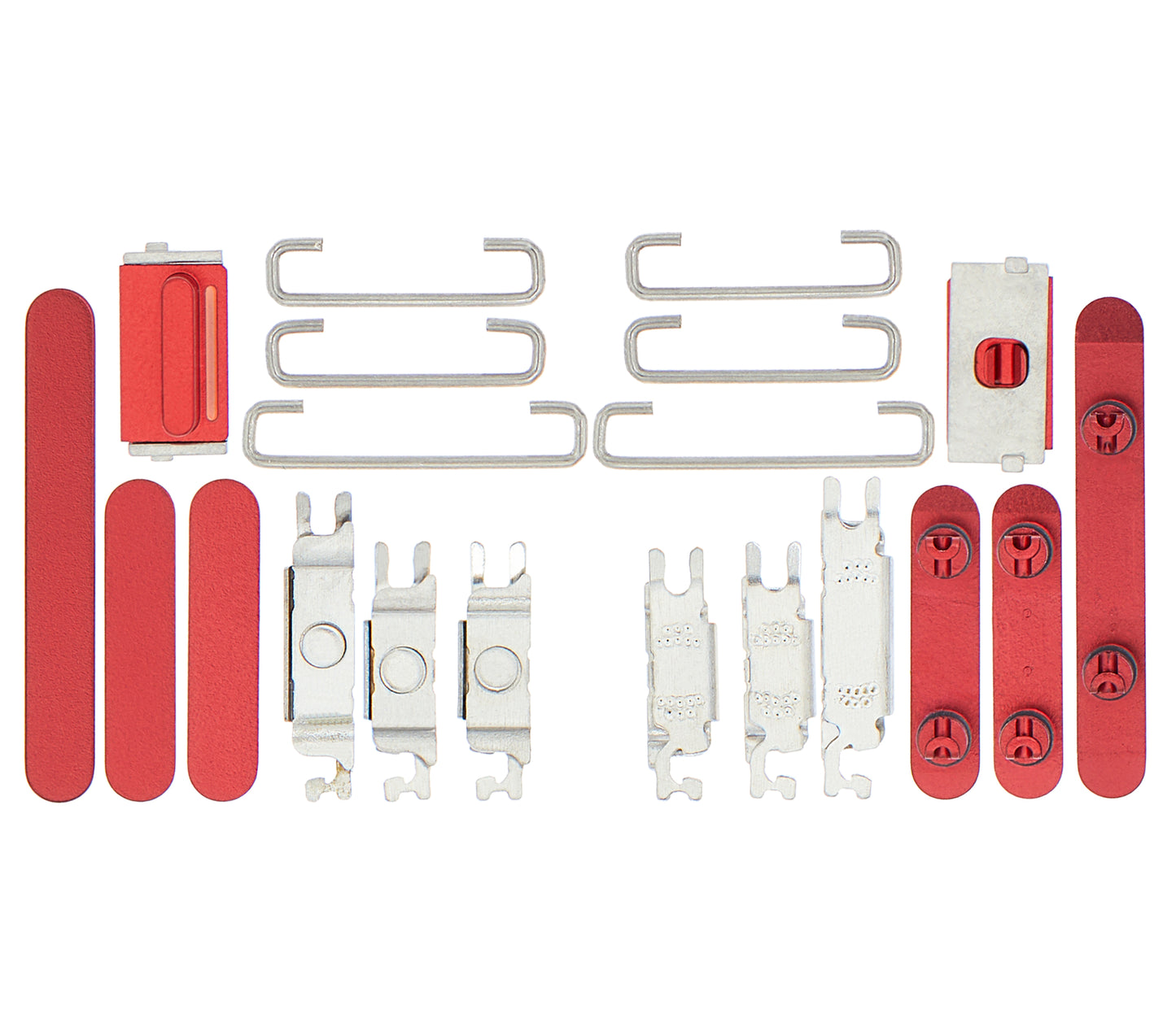 Hard Buttons (Power / Volume / Switch) For iPhone 13 / 13 Mini (Red)