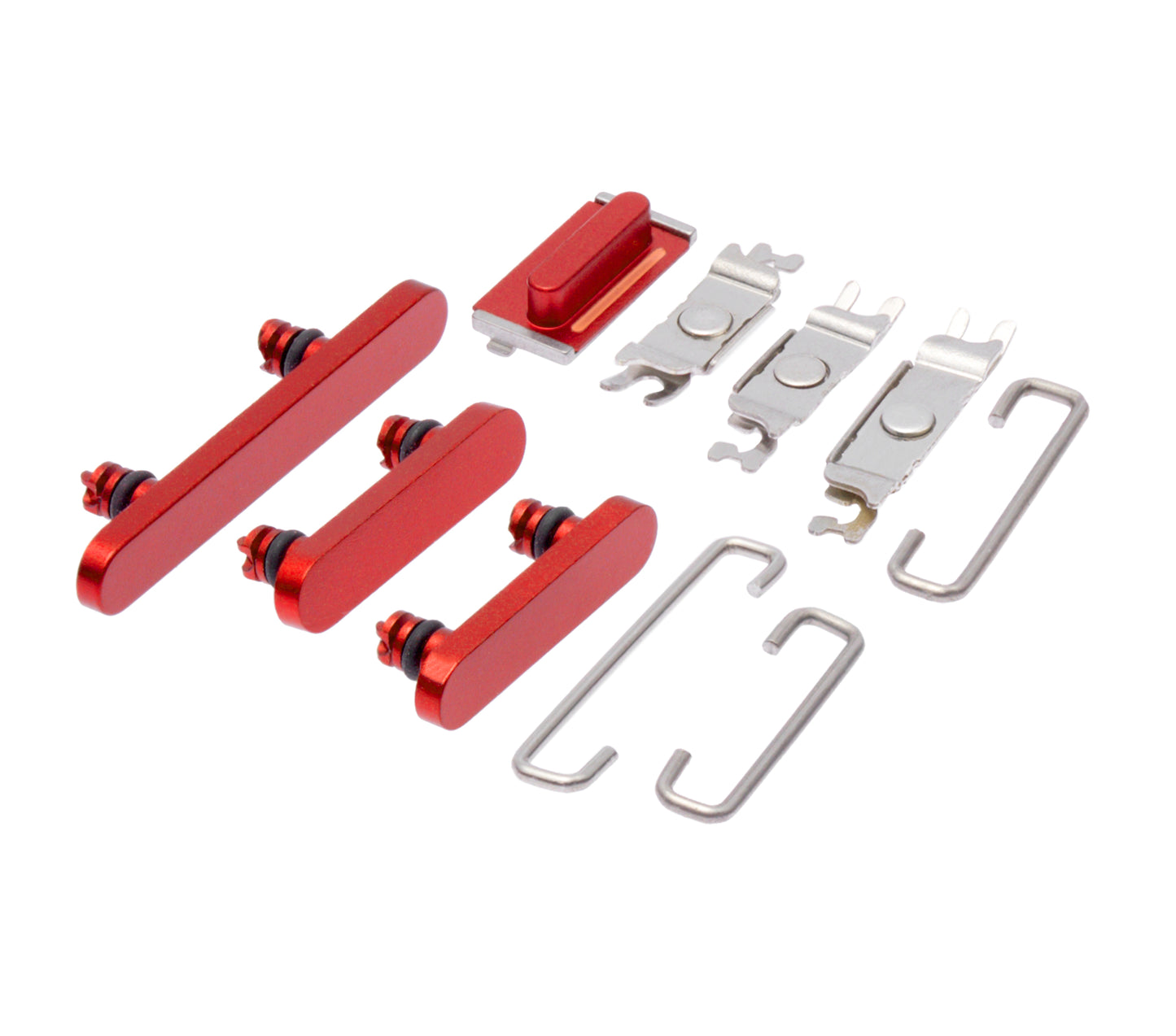 Hard Buttons (Power / Volume / Switch) For iPhone 13 / 13 Mini (Red)