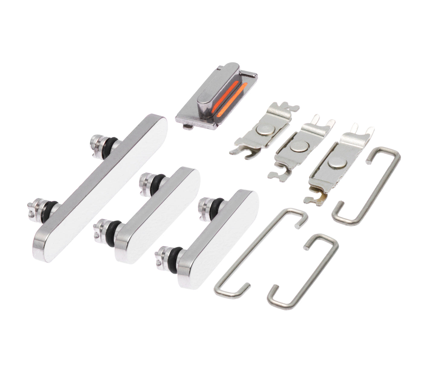 Hard Buttons (Power / Volume / Switch) For iPhone 13 Pro / 13 Pro Max (Silver)