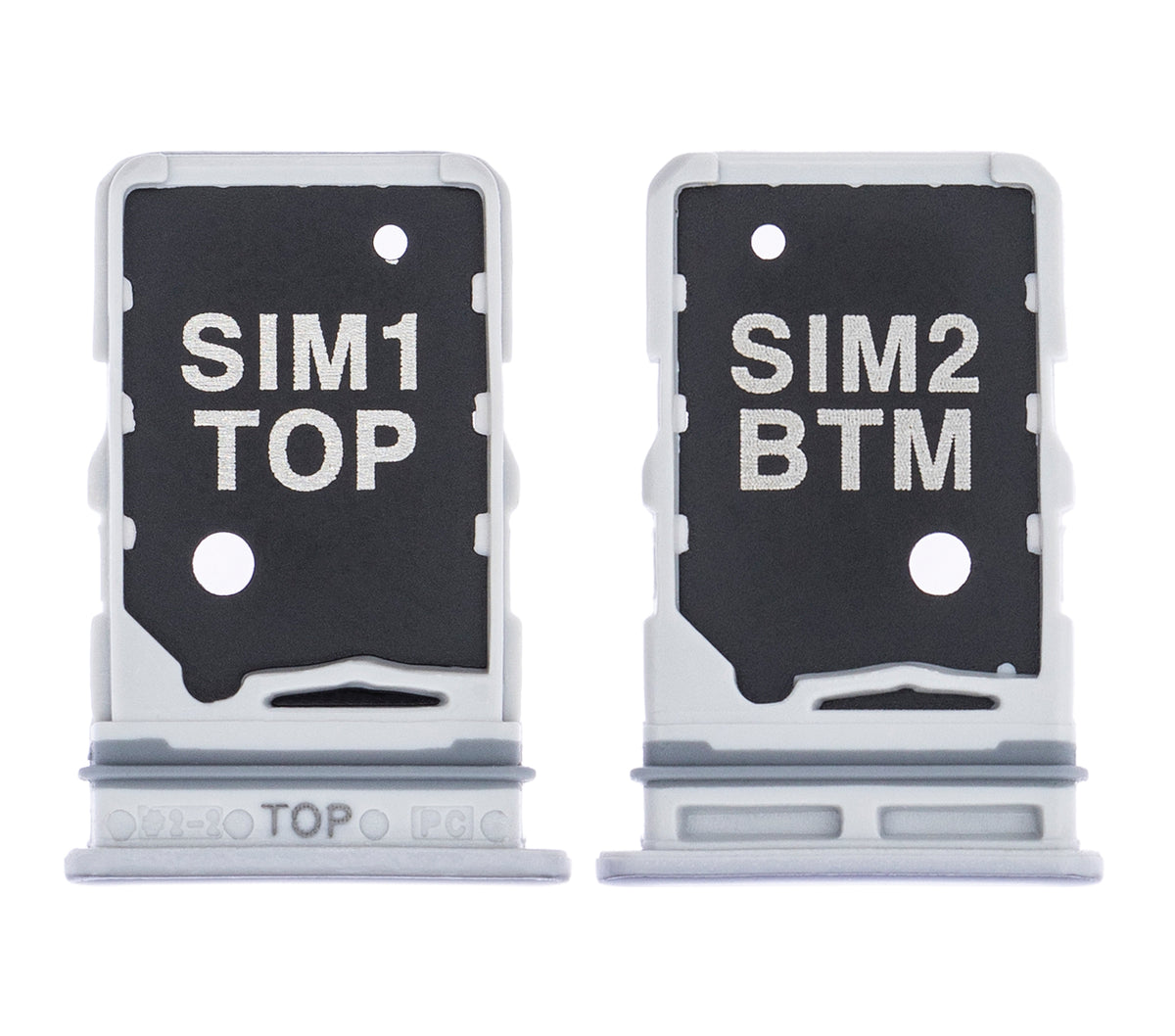 Dual Sim Card Tray For Samsung Galaxy A80 (A805 / 2019) (Ghost White) - product image 2