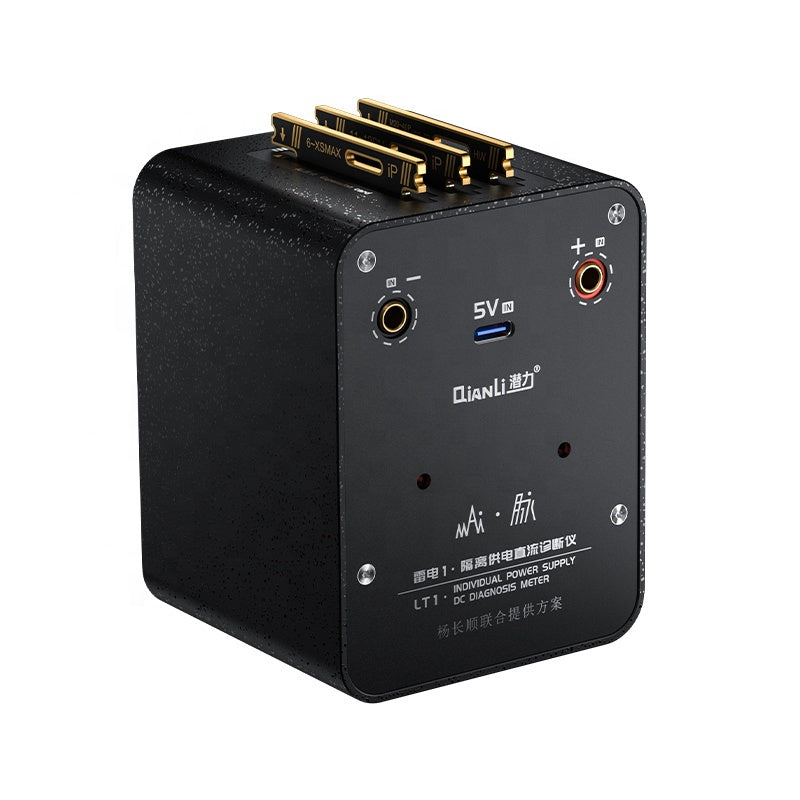 LT1 DC Power Supply With Mount And iPhone 6 - 12 Series Battery Power Connectors (Qianli)