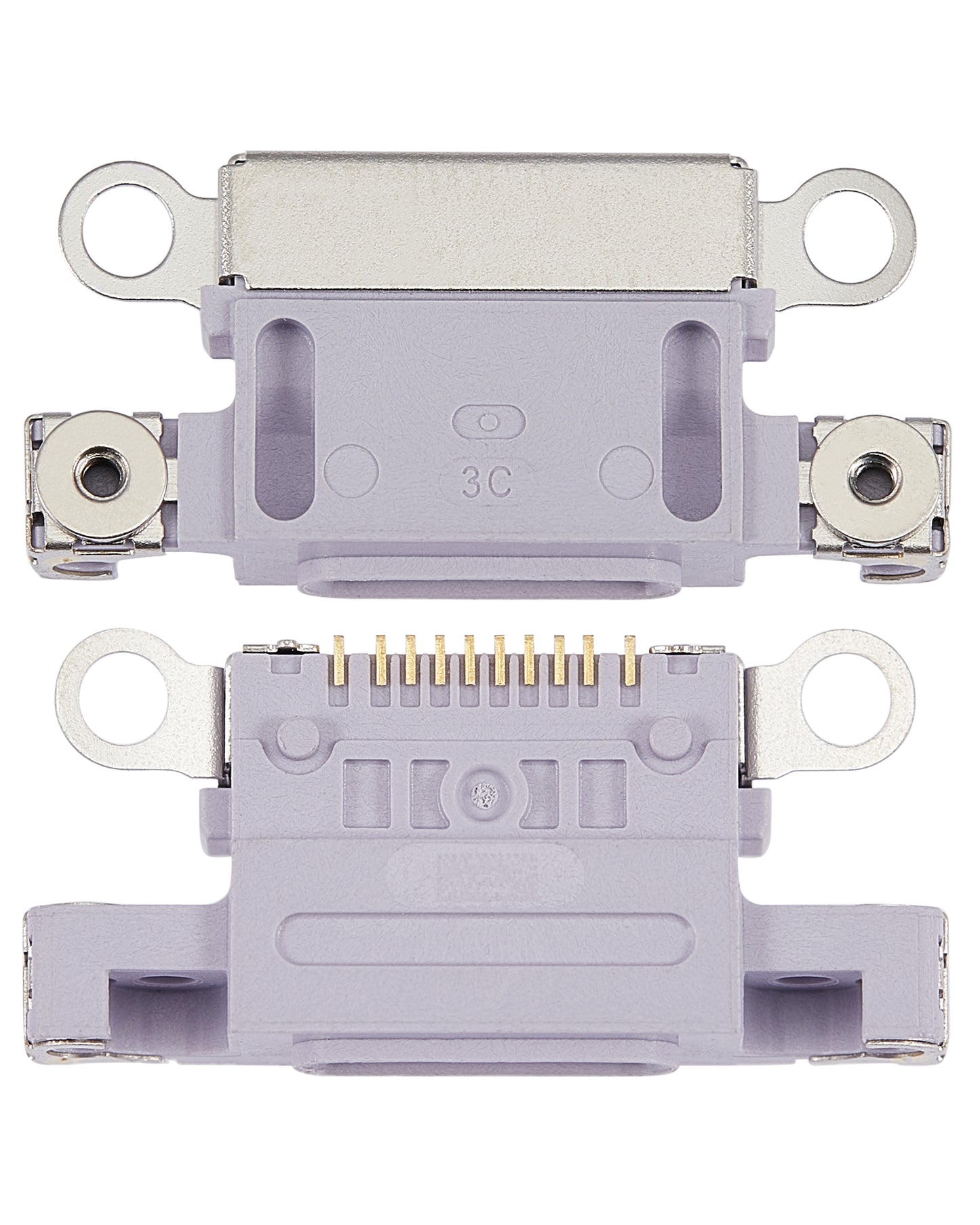 Charging Port Only For iPhone 14 / 14 Plus (Purple) (10 Pack)