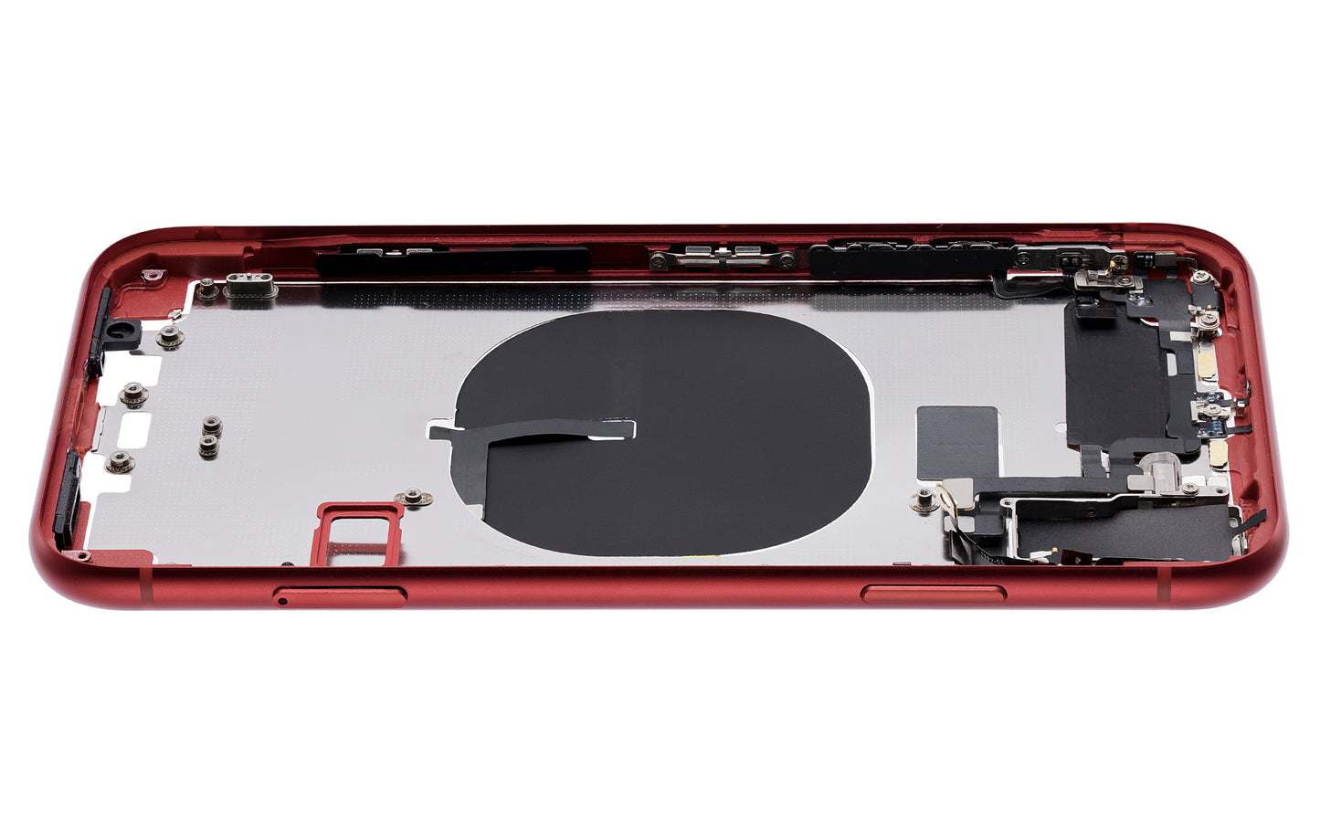 Back Housing W/ Small Components Pre-Installed (Without Back Cover) For iPhone 11 (Red)