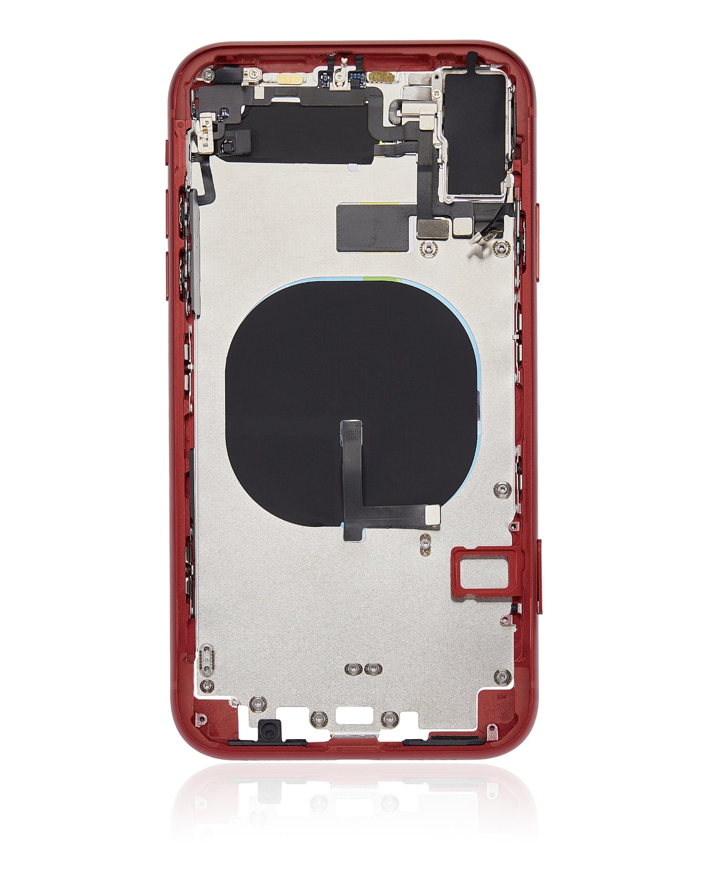Back Housing W/ Small Components Pre-Installed (Without Back Cover) For iPhone 11 (Red)