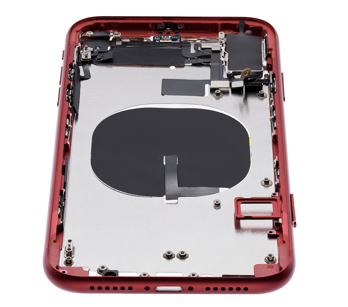 Back Housing W/ Small Components Pre-Installed (Without Back Cover) For iPhone 11 (Red)