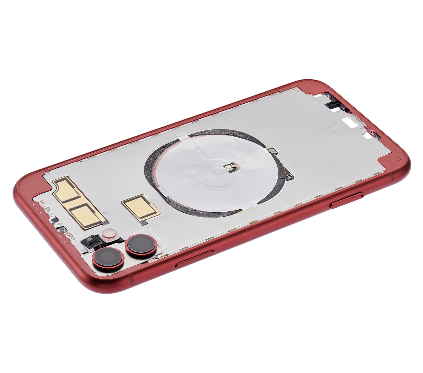 Back Housing W/ Small Components Pre-Installed (Without Back Cover) For iPhone 11 (Red)