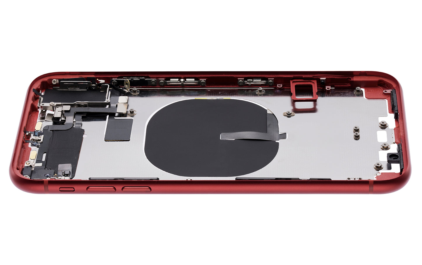 Back Housing W/ Small Components Pre-Installed (Without Back Cover) For iPhone 11 (Red)