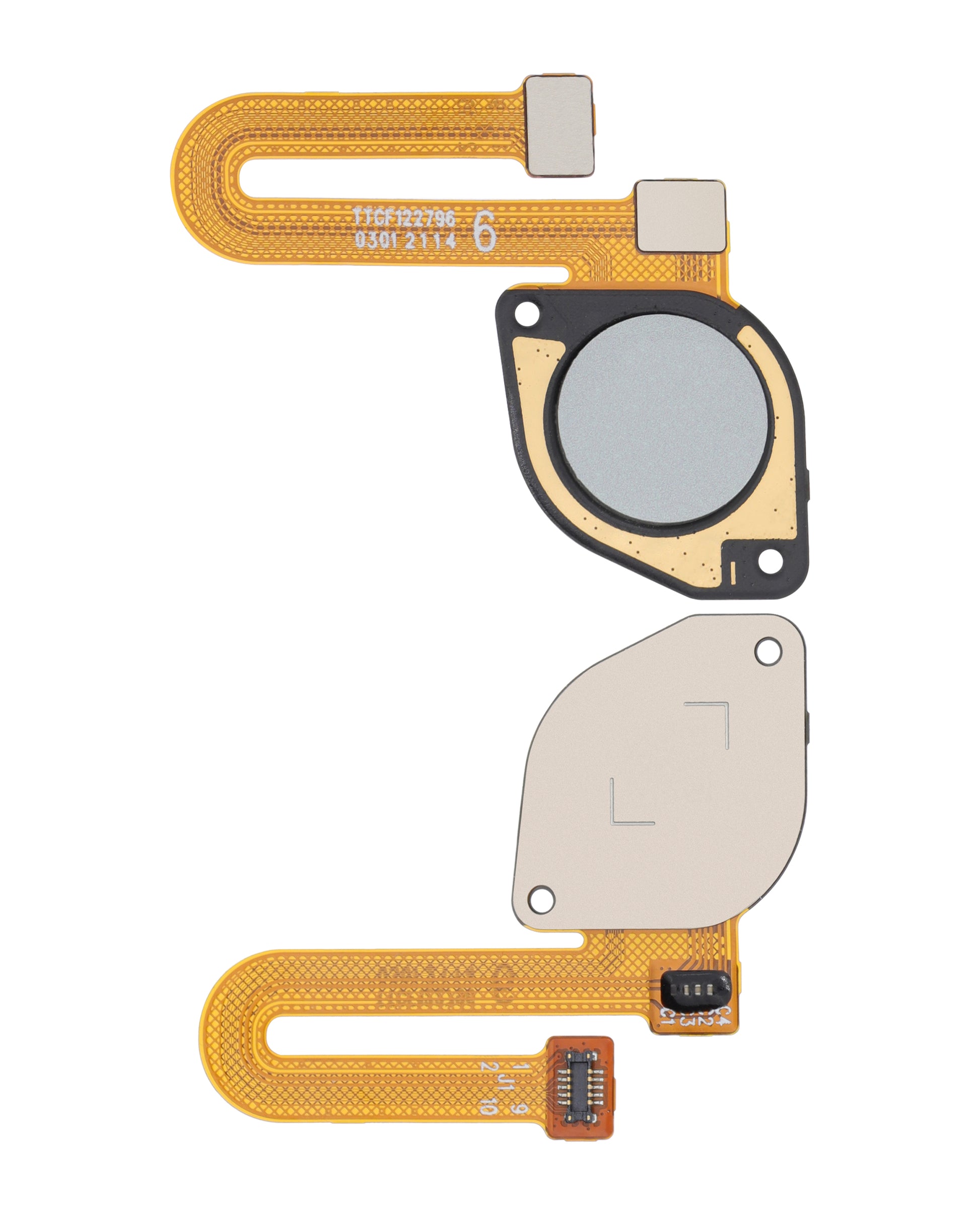 Fingerprint Reader With Flex Cable For Motorola Moto G10 (XT2127-2 / 2021) (Iridescent Pearl) replacement part for compatible Motorola phone, SKU 107082028536, product image 2