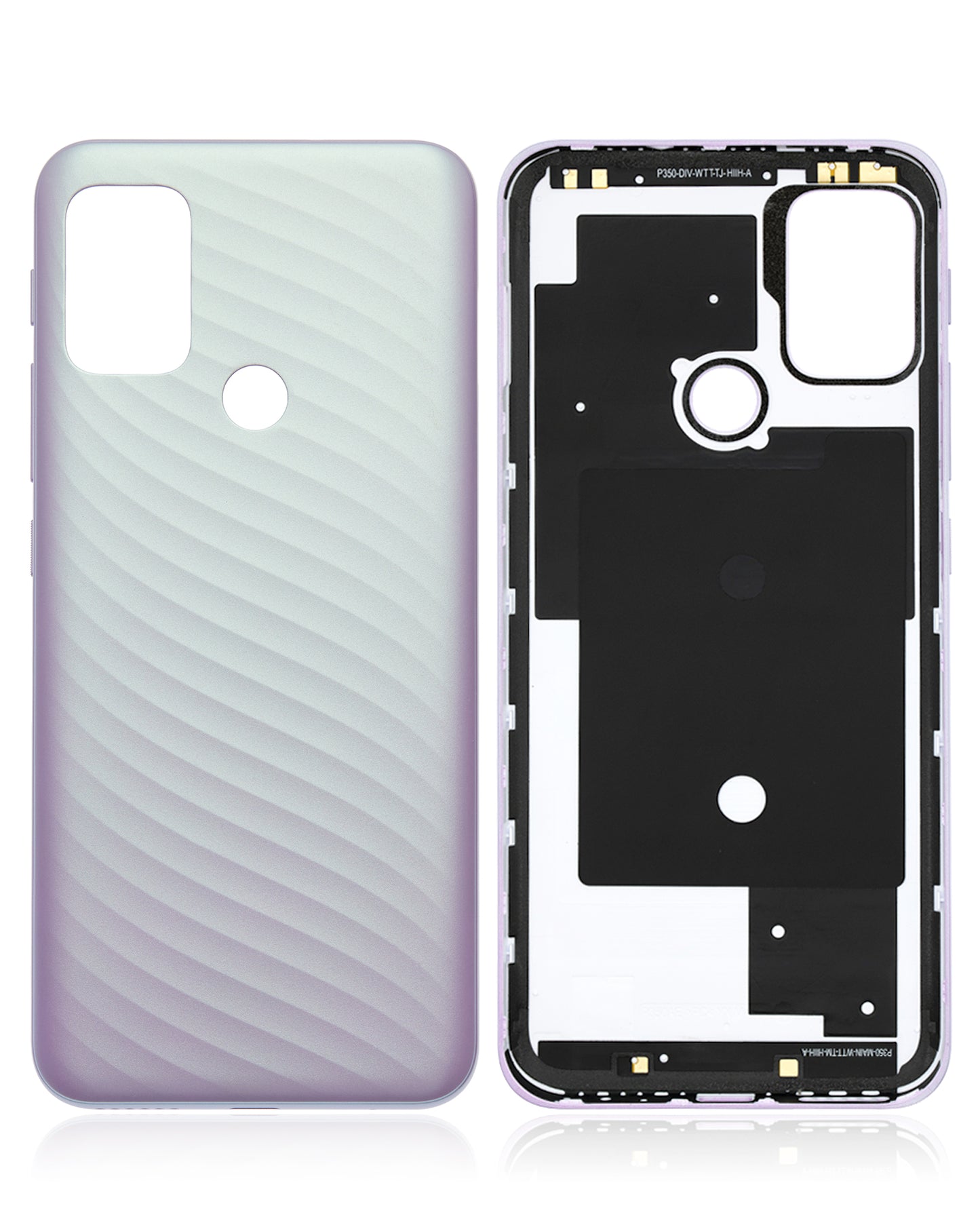 Back cover Glass For Motorola Moto G10 (XT2127-2 / 2021) / G10 Power (XT2127-4 / 2021) (Iridescent Pearl) replacement part for compatible Motorola phone, SKU 107082028537, product image 6