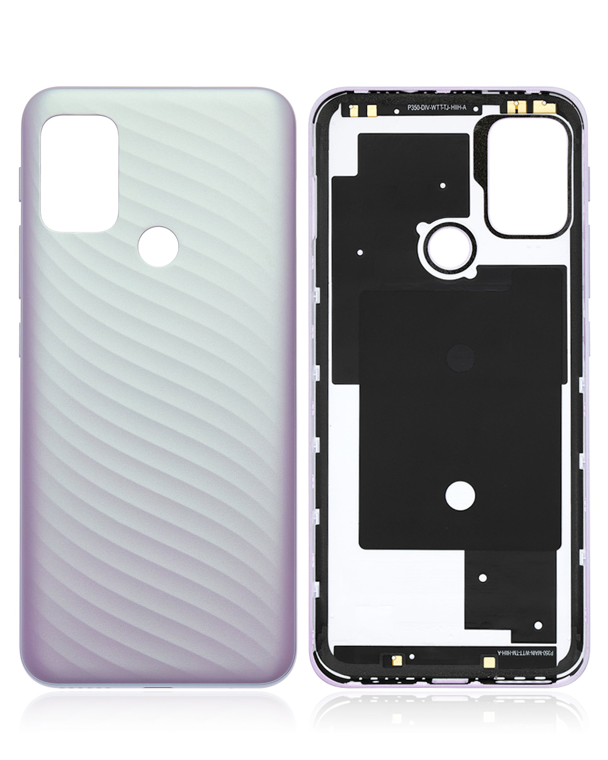 Back cover Glass For Motorola Moto G10 (XT2127-2 / 2021) / G10 Power (XT2127-4 / 2021) (Iridescent Pearl) replacement part for compatible Motorola phone, SKU 107082028537, product image 6