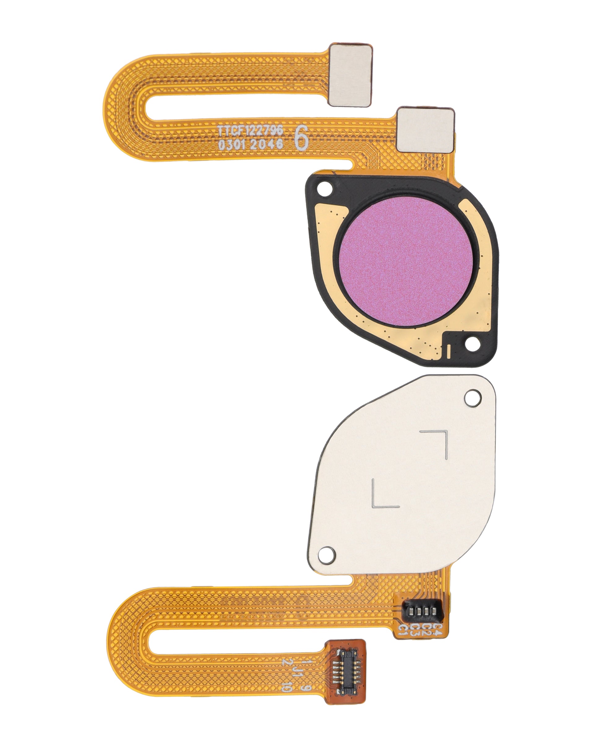 Fingerprint Reader With Flex Cable For Motorola Moto G20 (XT2128 / 2021) (Flamingo Pink) replacement part for compatible Motorola phone, SKU 107082028538, product image 2