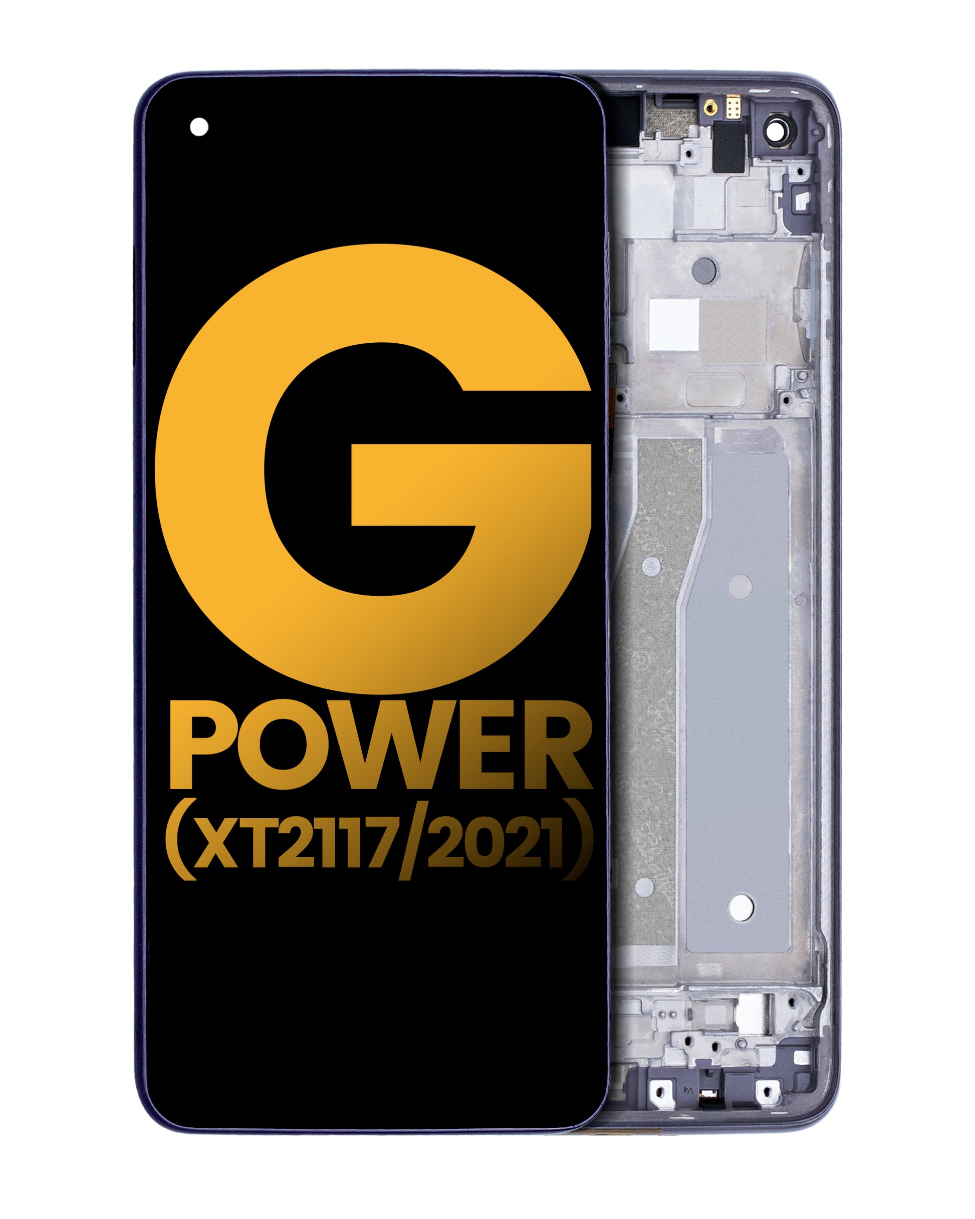 LCD Assembly With Frame For Motorola Moto G Power (XT2117 / 2021) (Refurbished) (Flash Gray) replacement part for compatible Motorola phone, SKU 107082028803, product image 7
