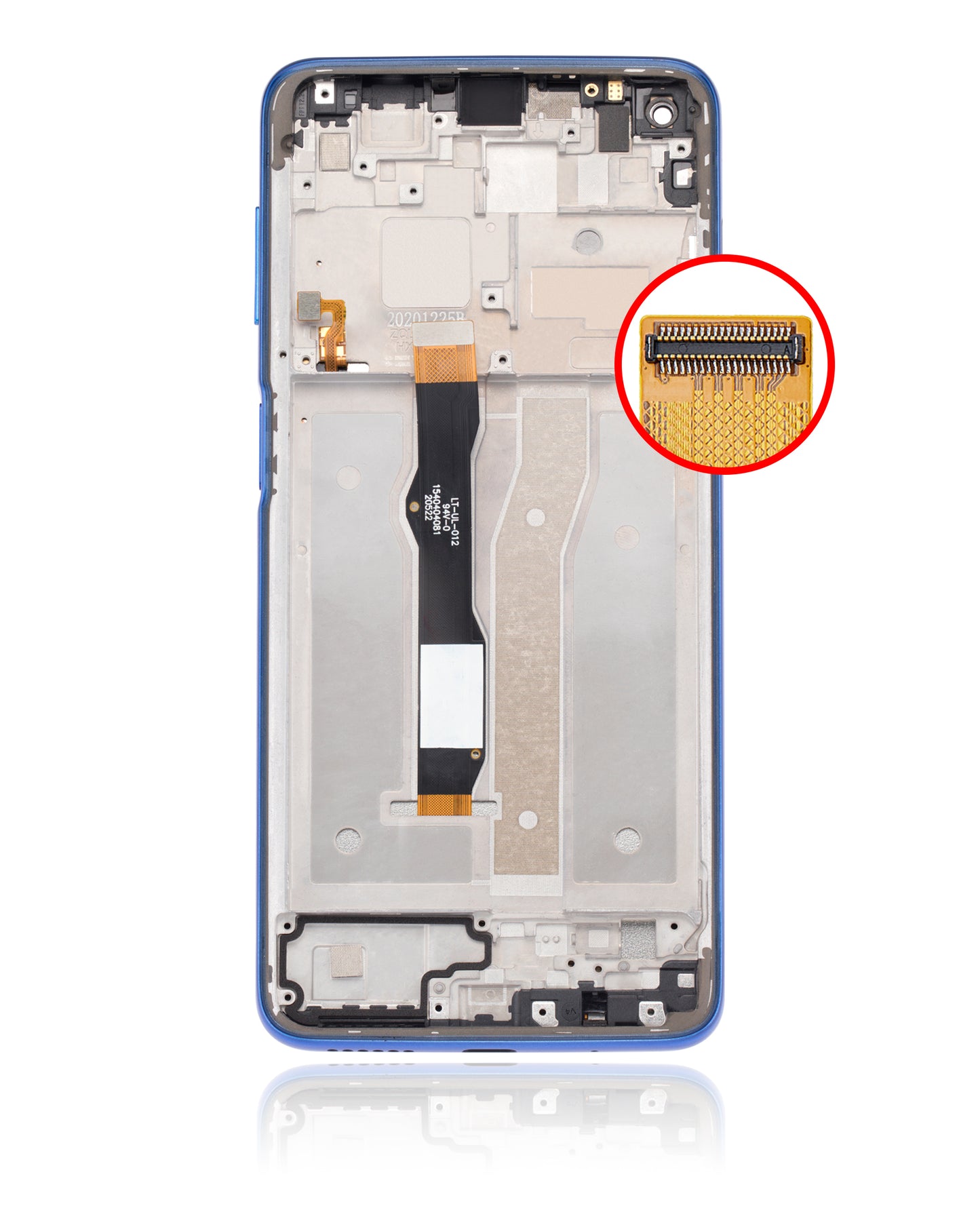 LCD Assembly With Frame For Motorola Moto G Power (XT2117 / 2021) (Refurbished) (Blue) replacement part for compatible Motorola phone, SKU 107082028804, product image 7