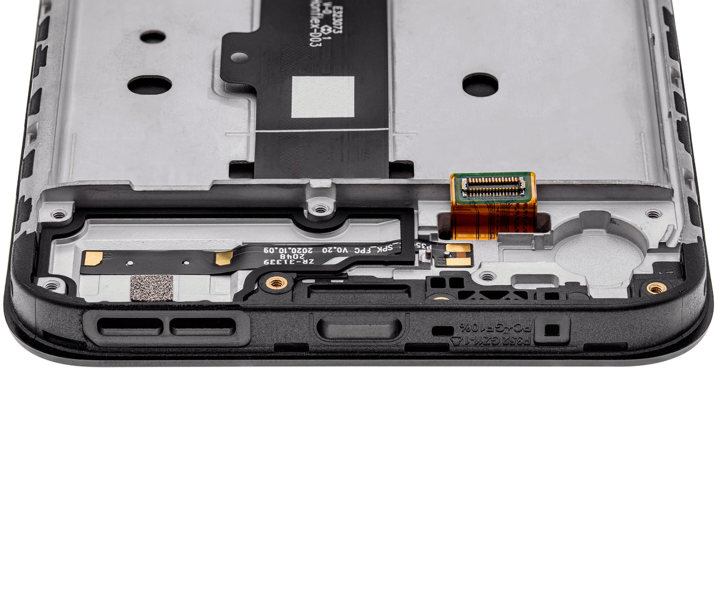 LCD Assembly With Frame For Motorola Moto G20 (XT2128 / 2021) (Refurbished) (Black) replacement part for compatible Motorola phone, SKU 107082028901, product image 4
