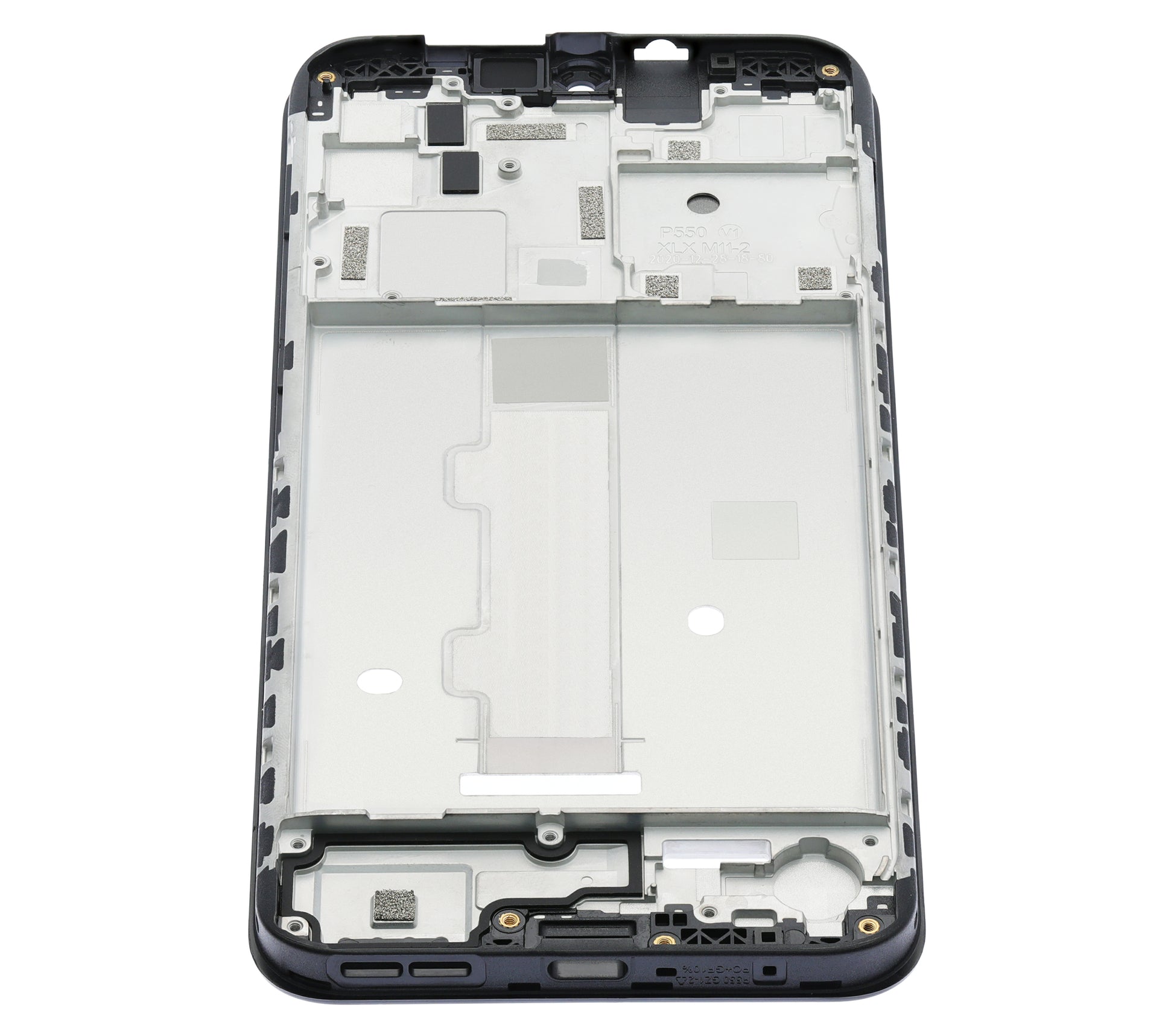 Mid-Frame Housing For Motorola Moto G30 (XT2129 / 2021) (Phantom Black) replacement part for compatible Motorola phone, SKU 107082028904, product image 2