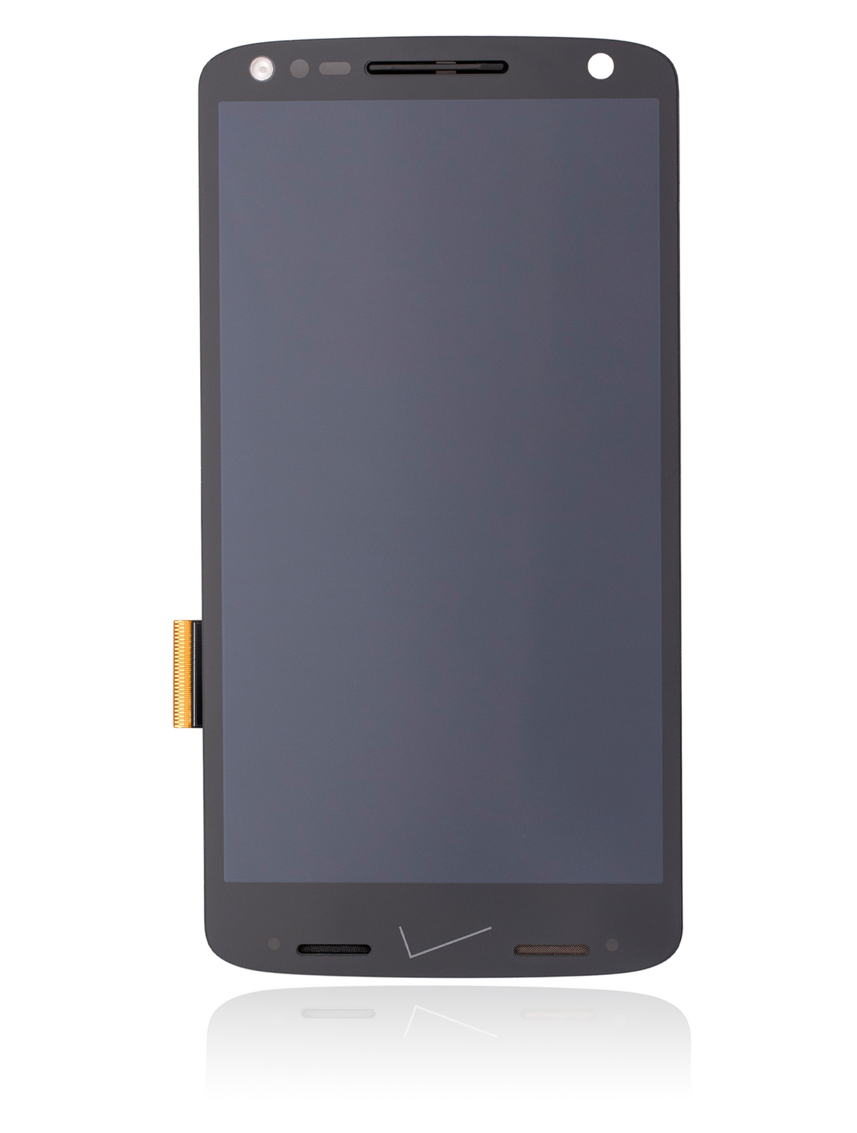 LCD Assembly With Frame for Motorola Droid Turbo 2 (XT1585 / 2015) Refurbished Black - replacement part side detail, SKU 107082030502, image 6