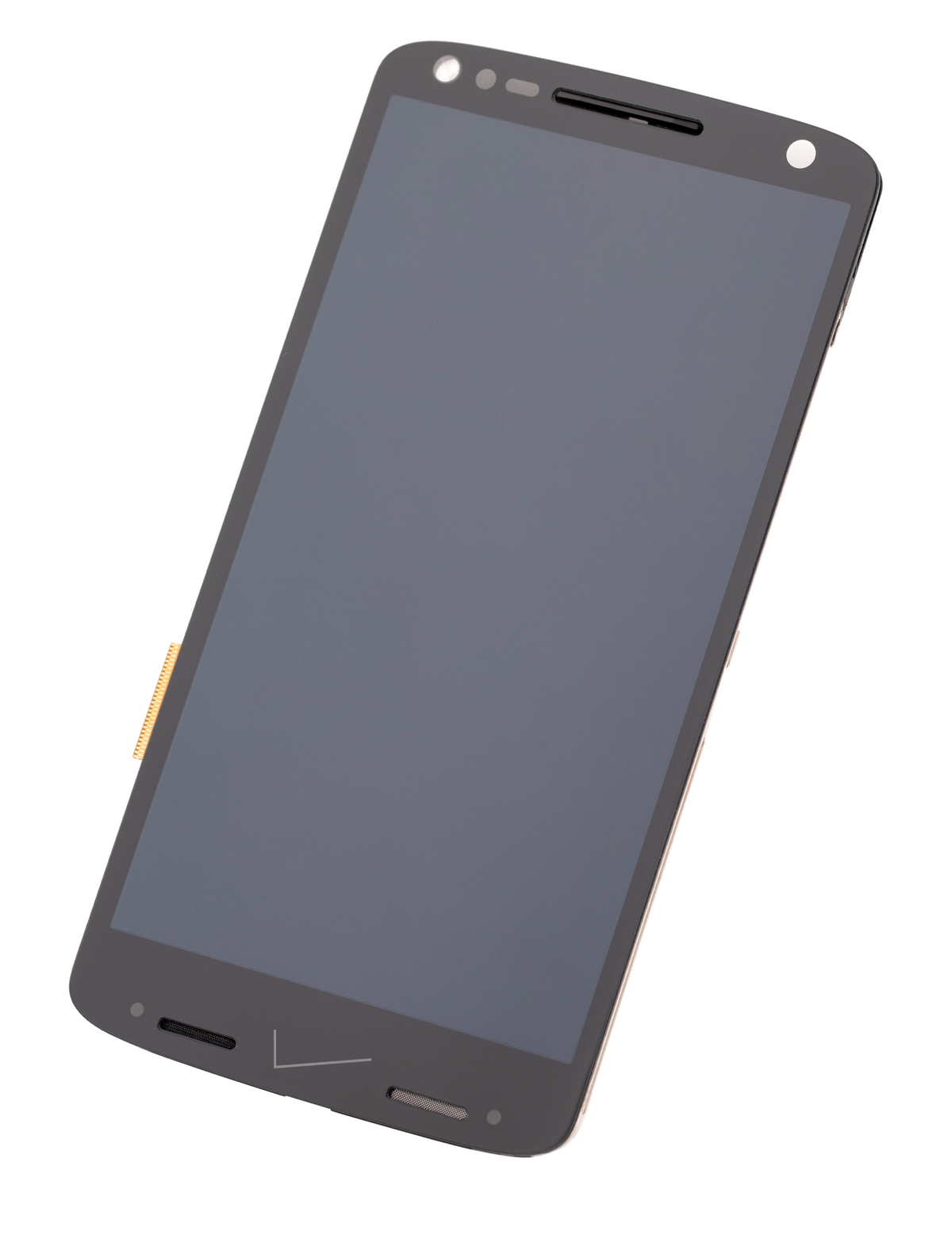 LCD Assembly With Frame for Motorola Droid Turbo 2 (XT1585 / 2015) Refurbished Black - Motorola part alternate angle, SKU 107082030502, image 8