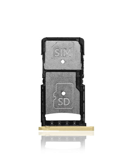 SIM Card Tray for Motorola Droid Turbo 2 (XT1585 / 2015) Gold - Motorola spare part product view, SKU 107082030535, image 5