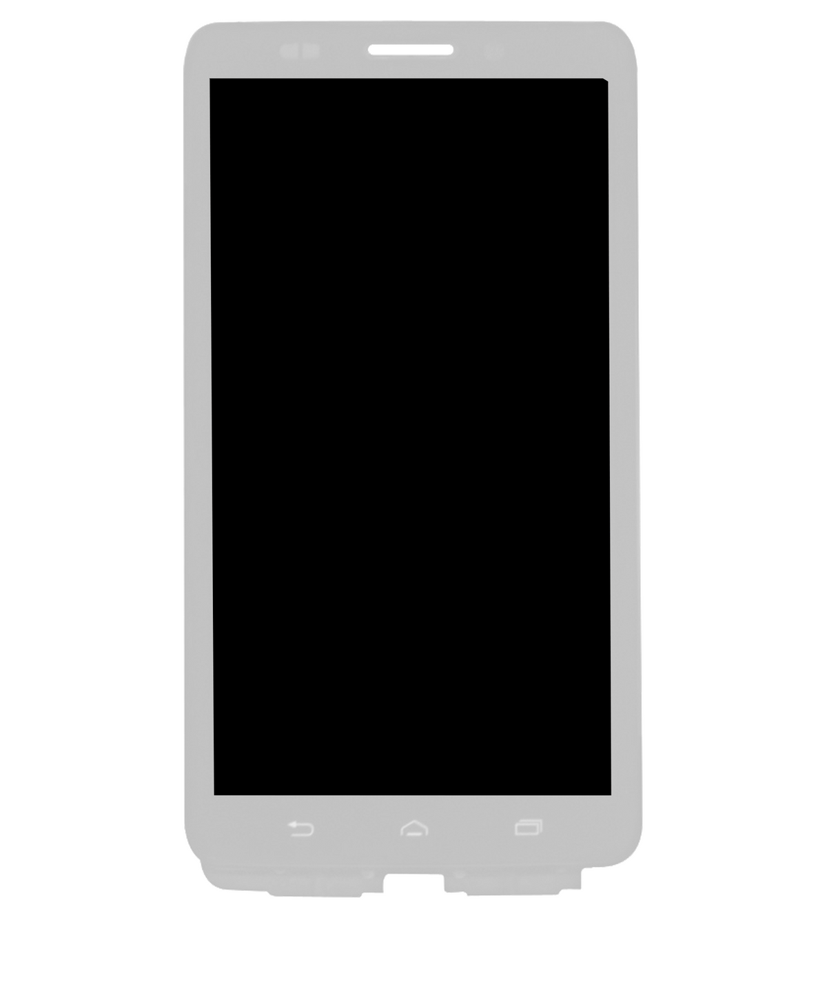LCD Assembly Without Frame for Motorola Droid Maxx (XT1080 / 2013) White - phone replacement part close-up, SKU 107082030602, image 3