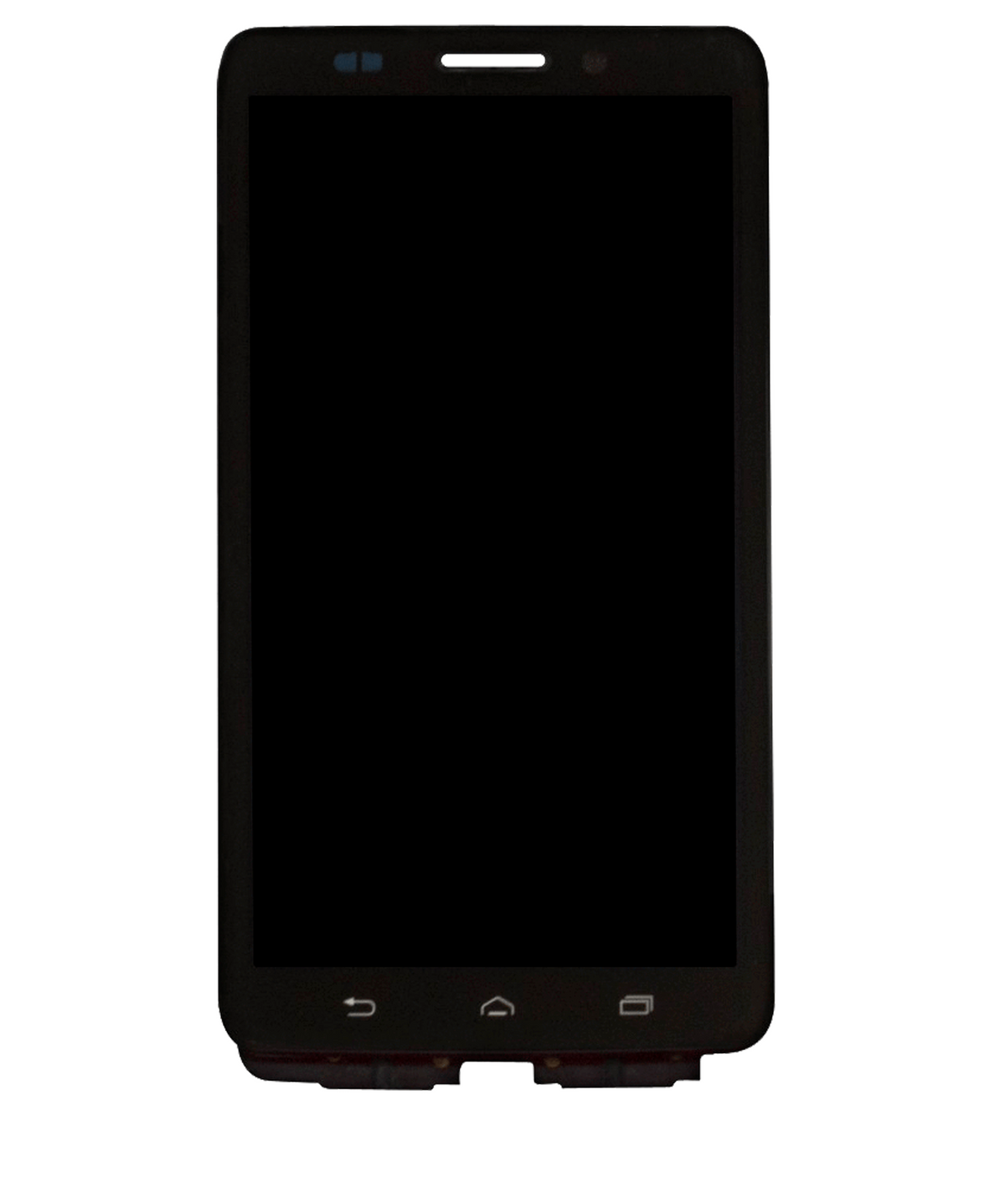LCD Assembly With Frame for Motorola Droid Maxx (XT1080 / 2013) Refurbished Black - Motorola repair part alternate view, SKU 107082030603, image 2
