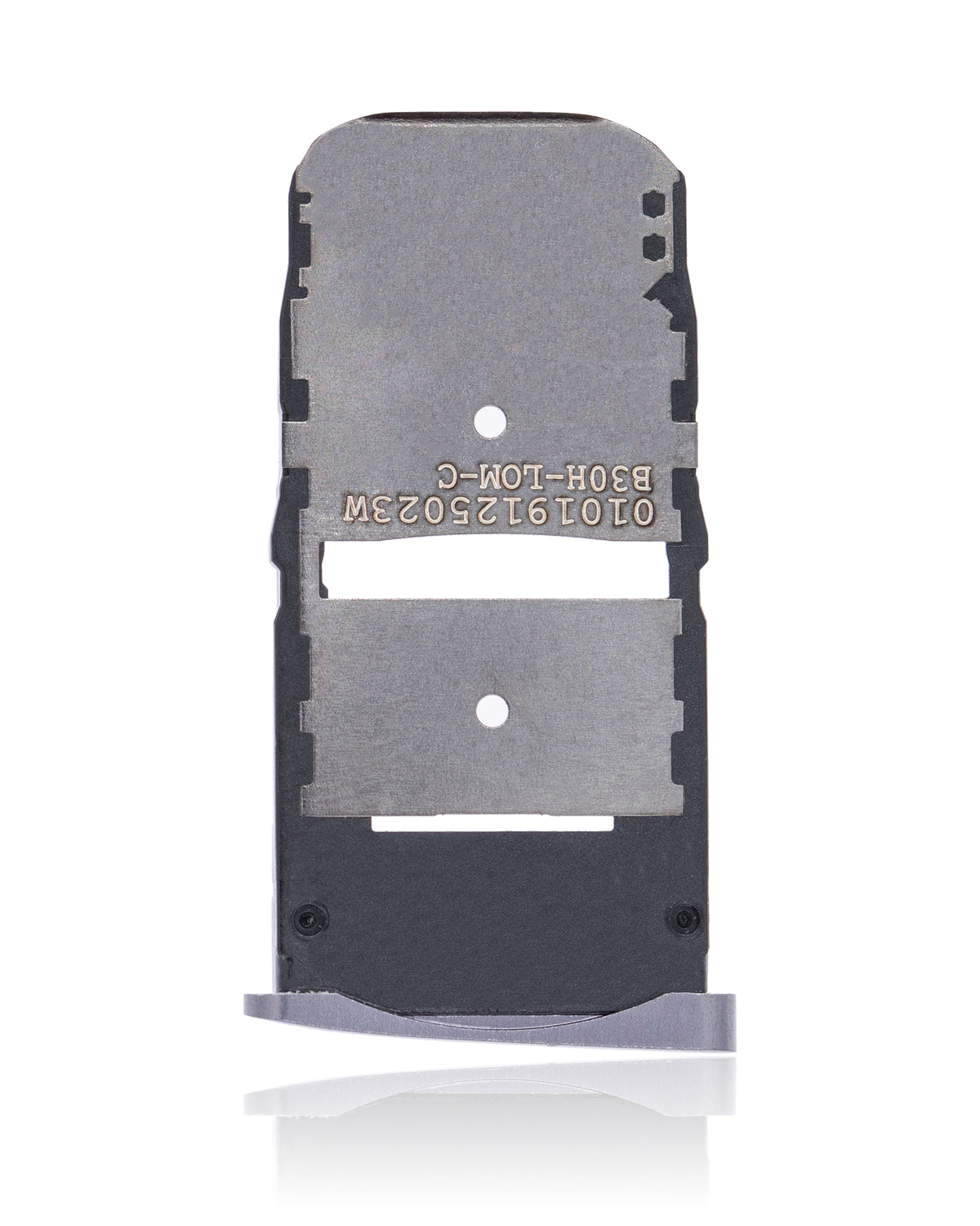 Sim Card Tray For Motorola Moto Z Force Droid (XT1650-02 / 2016) (Black) - Motorola replacement part, component detail view, SKU 107082031212