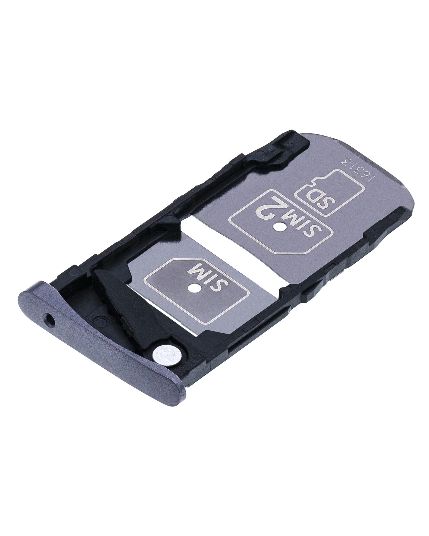 Sim Card Tray For Motorola Moto Z Force Droid (XT1650-02 / 2016) (Black) - Motorola replacement part, additional product view, SKU 107082031212