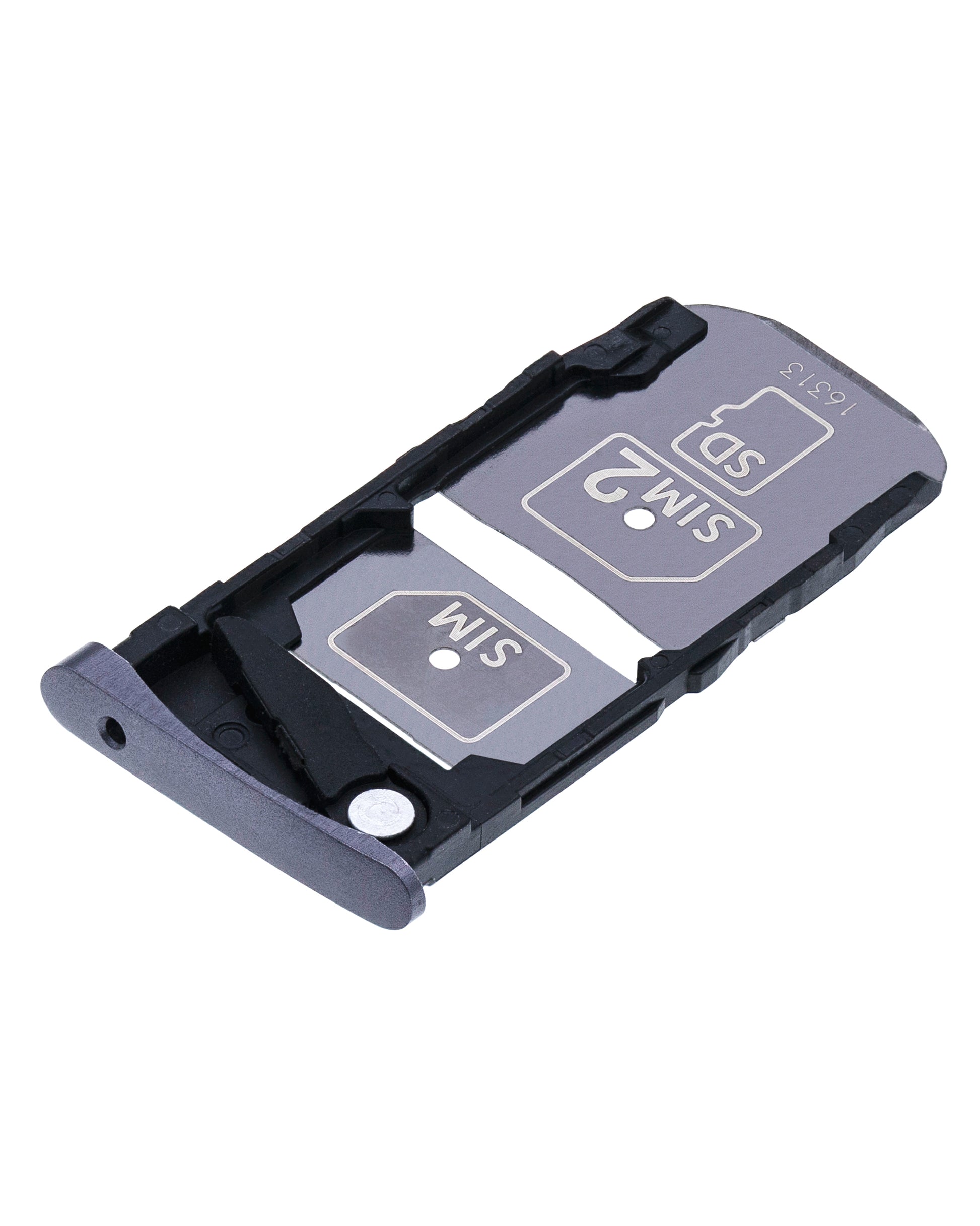 Sim Card Tray For Motorola Moto Z Force Droid (XT1650-02 / 2016) (Black) - Motorola replacement part, additional product view, SKU 107082031212