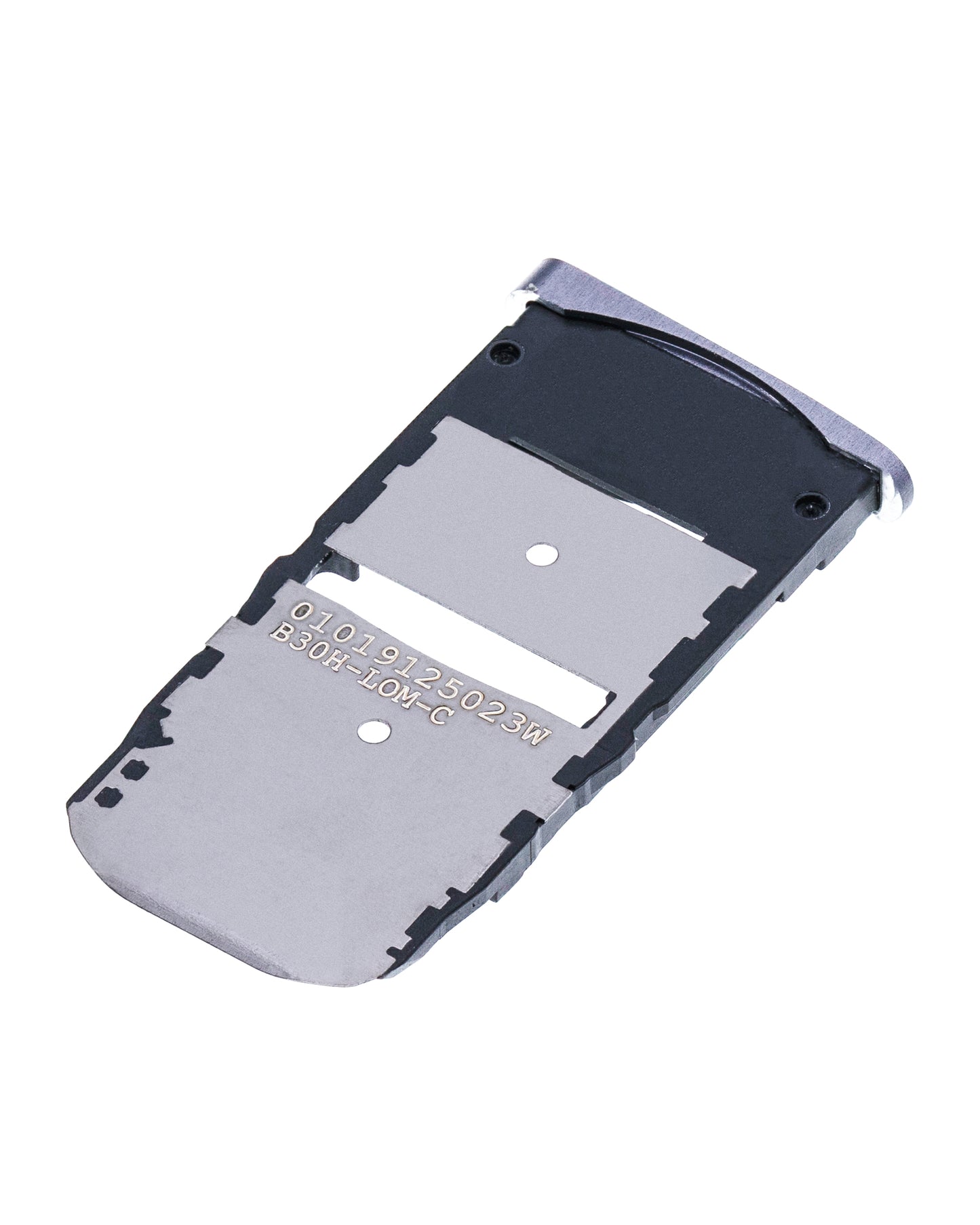 Sim Card Tray For Motorola Moto Z Force Droid (XT1650-02 / 2016) (Black) - Motorola replacement part, close-up replacement part view, SKU 107082031212