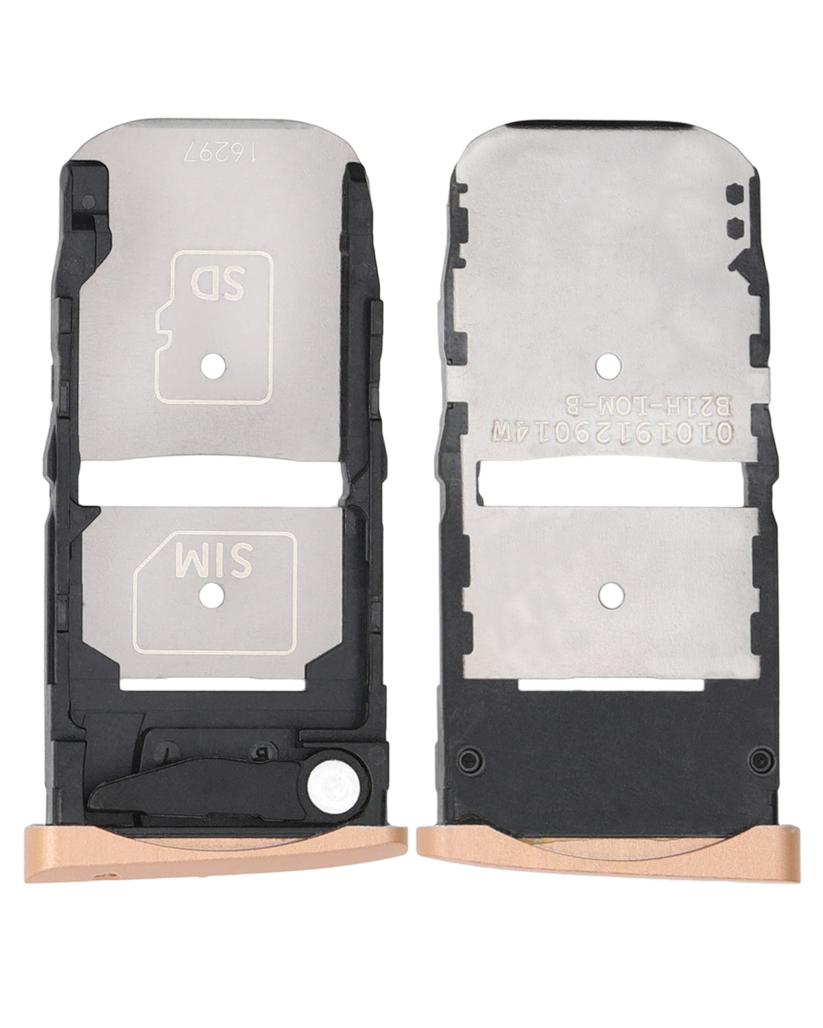 Sim Card Tray For Motorola Moto Z Force Droid (XT1650-02 / 2016) (Rose Gold) - Motorola replacement part, alternate repair part view, SKU 107082031214