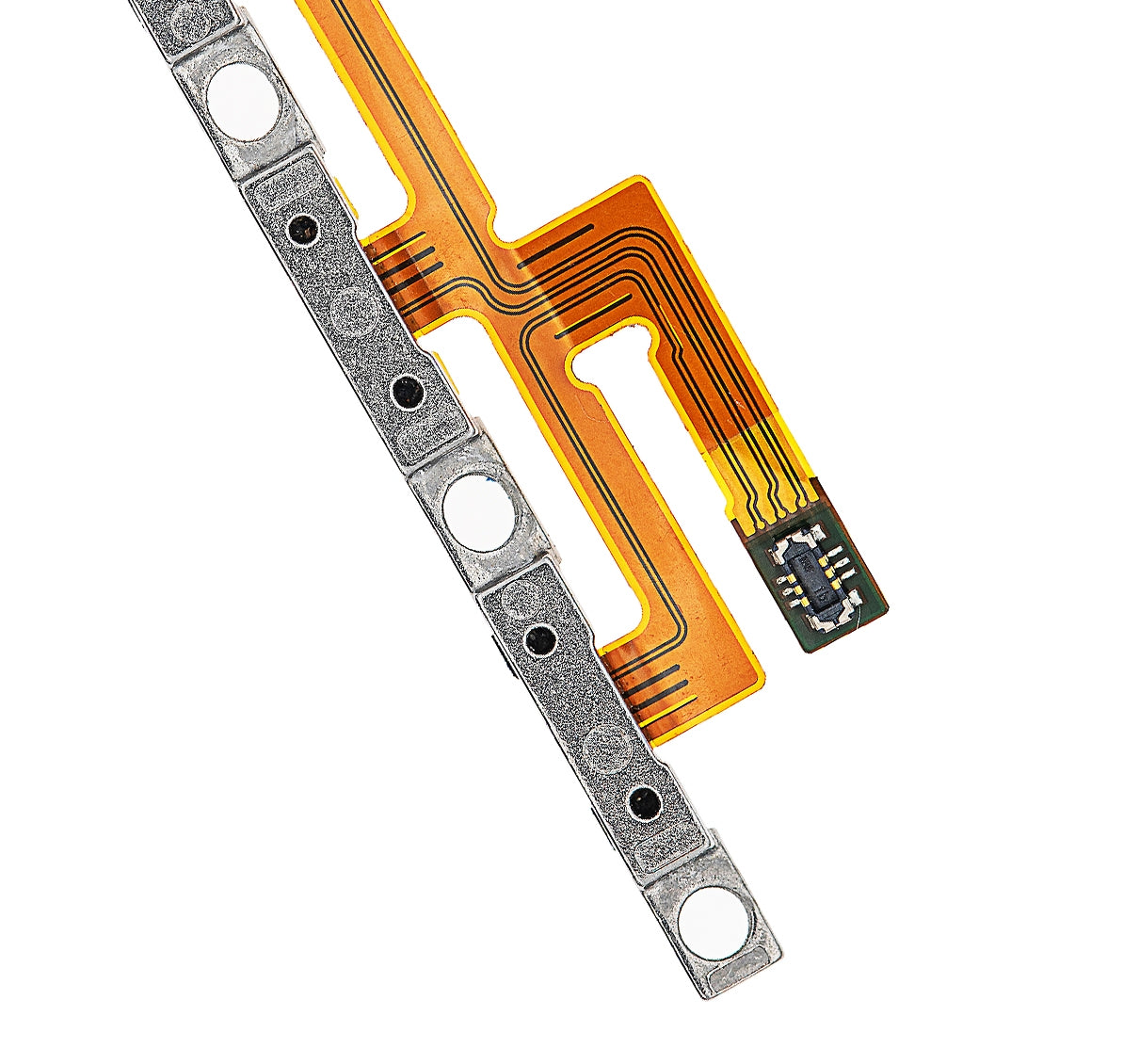 Power / Volume Flex Cable For Motorola Moto Z Force Droid (XT1650-02 / 2016) - Motorola replacement part, component detail view, SKU 107082031237
