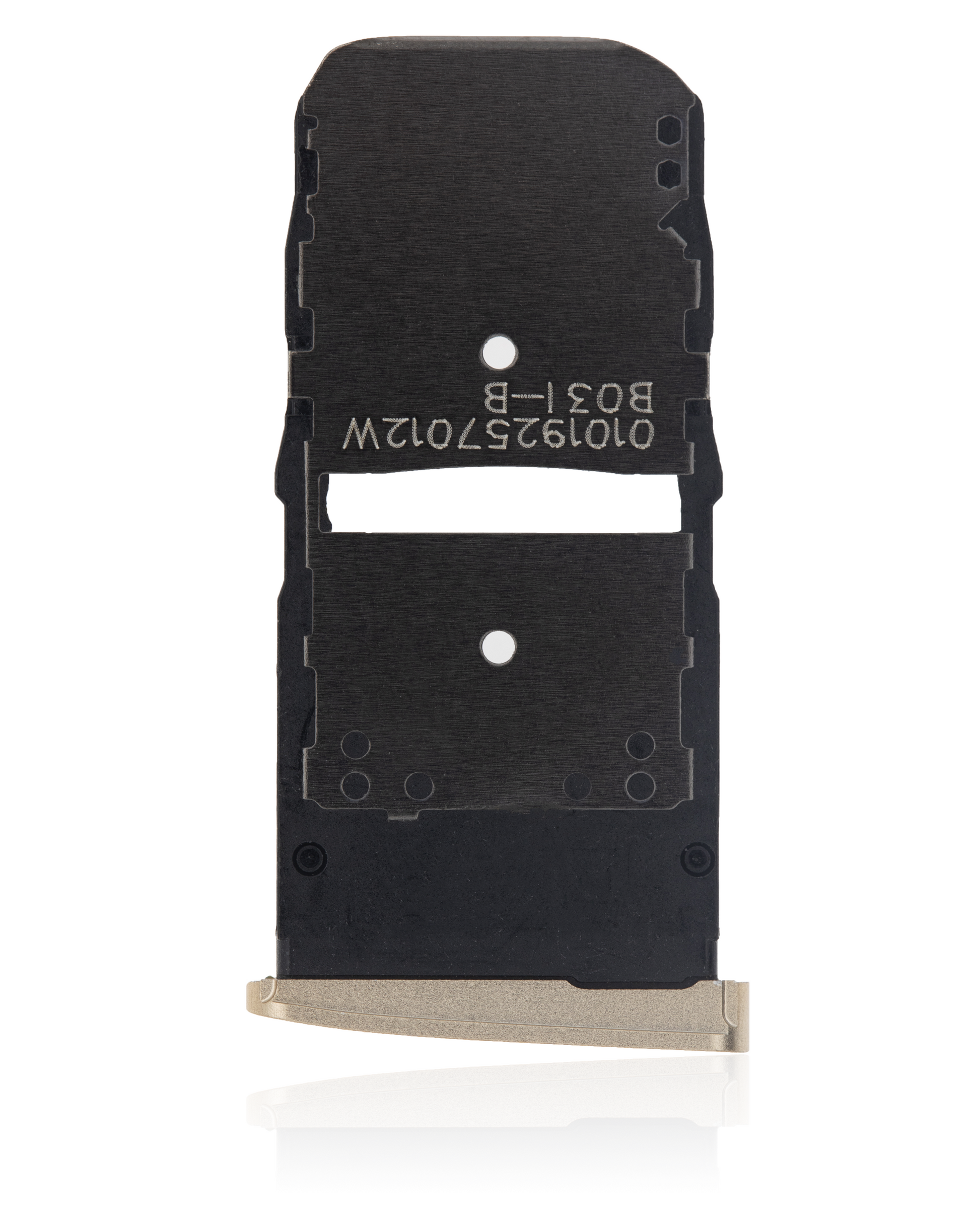 Sim Card Tray For Motorola Moto Z Droid (XT1650-01 / 2016) (Gold) - Motorola replacement part, component detail view, SKU 107082031311
