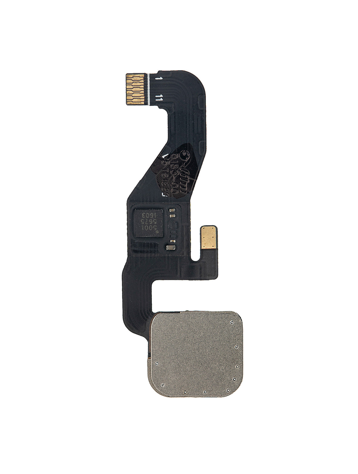 Home Button Flex Cable For Motorola Moto Z Droid (XT1650 / 2016) (Black) - Motorola replacement part, secondary detail view, SKU 107082031320