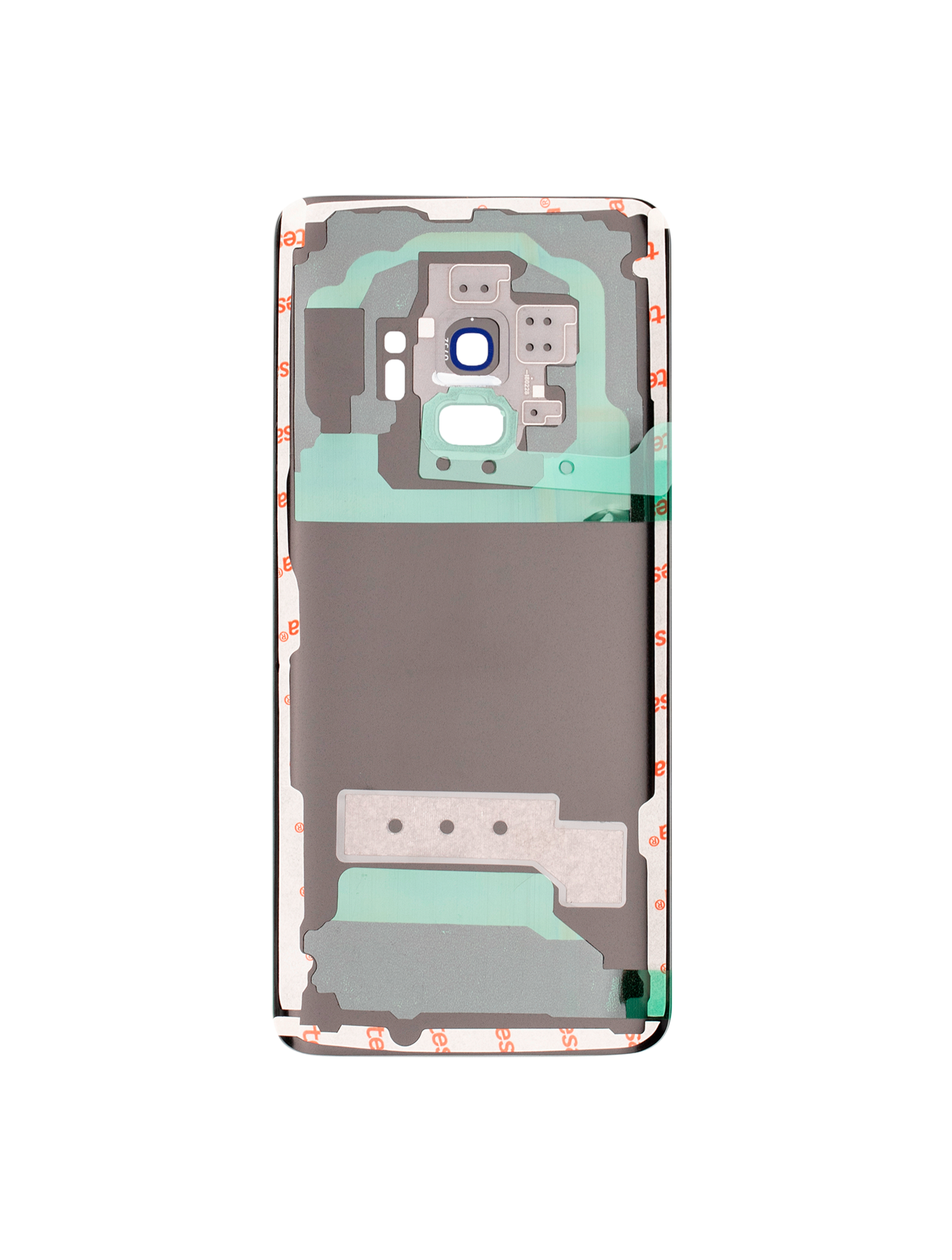 Back Cover Glass With Camera Lens For Samsung Galaxy S9 (No Logo) (Aftermarket Plus) (Silver)