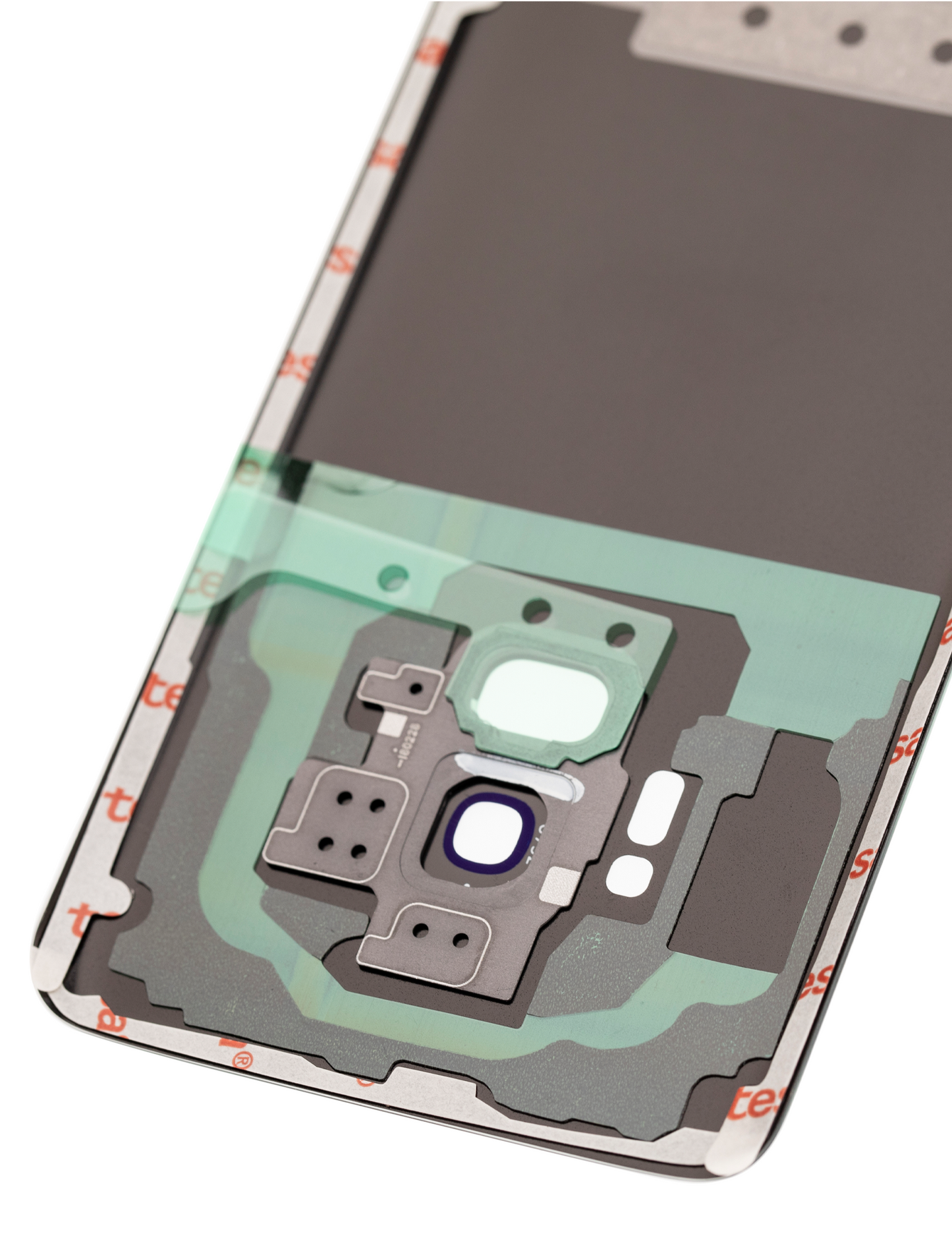 Back Cover Glass With Camera Lens For Samsung Galaxy S9 (No Logo) (Aftermarket Plus) (Silver)