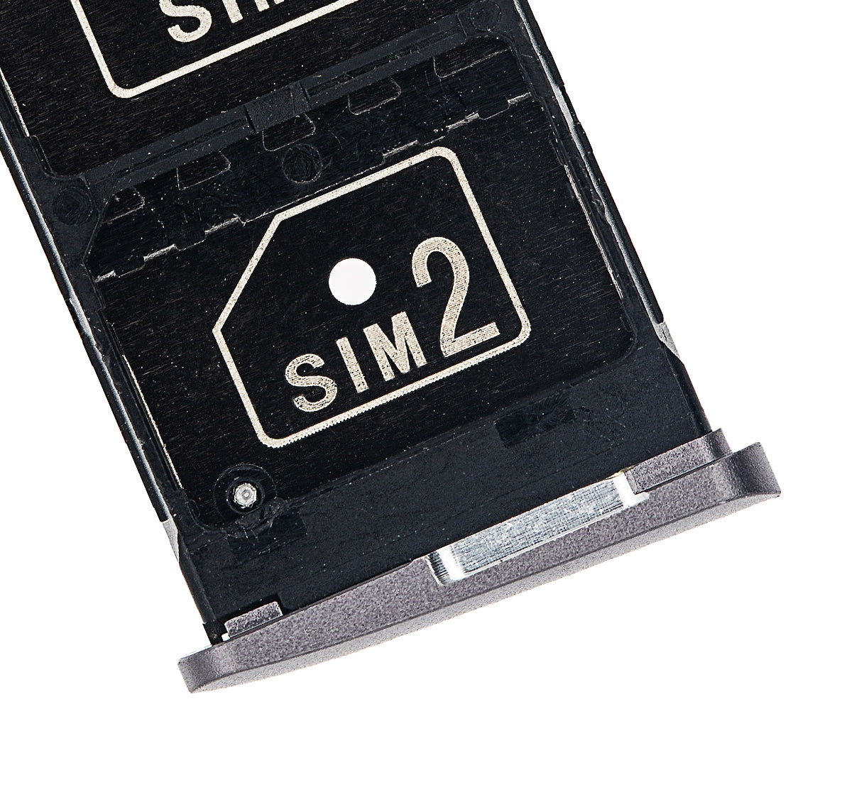 Sim Card Tray For Motorola Moto Z Play Droid (XT1635 / 2016) (Black) - Motorola replacement part, component detail view, SKU 107082031411