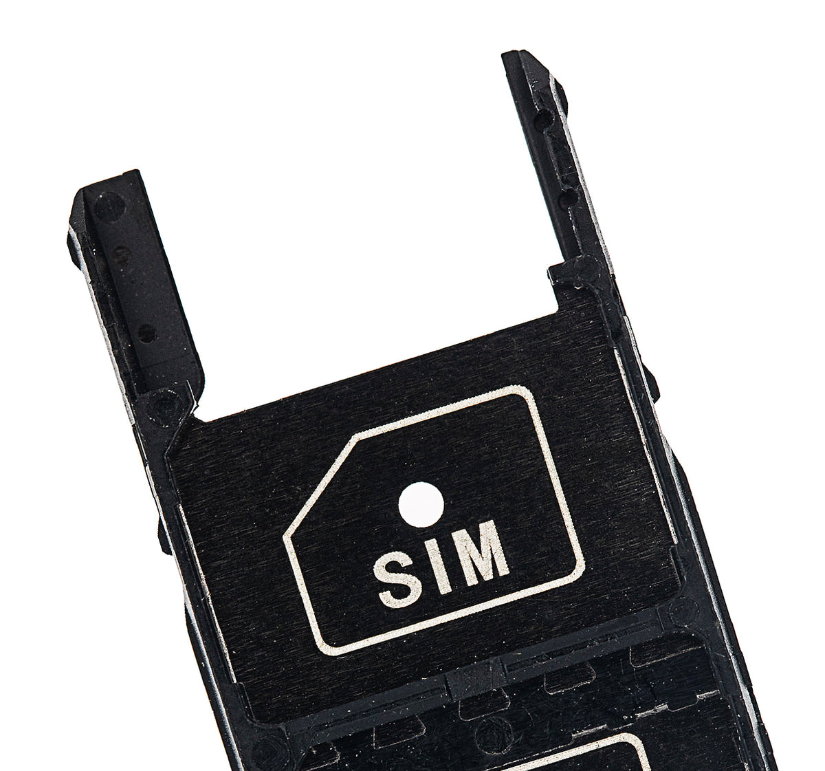 Sim Card Tray For Motorola Moto Z Play Droid (XT1635 / 2016) (Black) - Motorola replacement part, alternate repair part view, SKU 107082031411