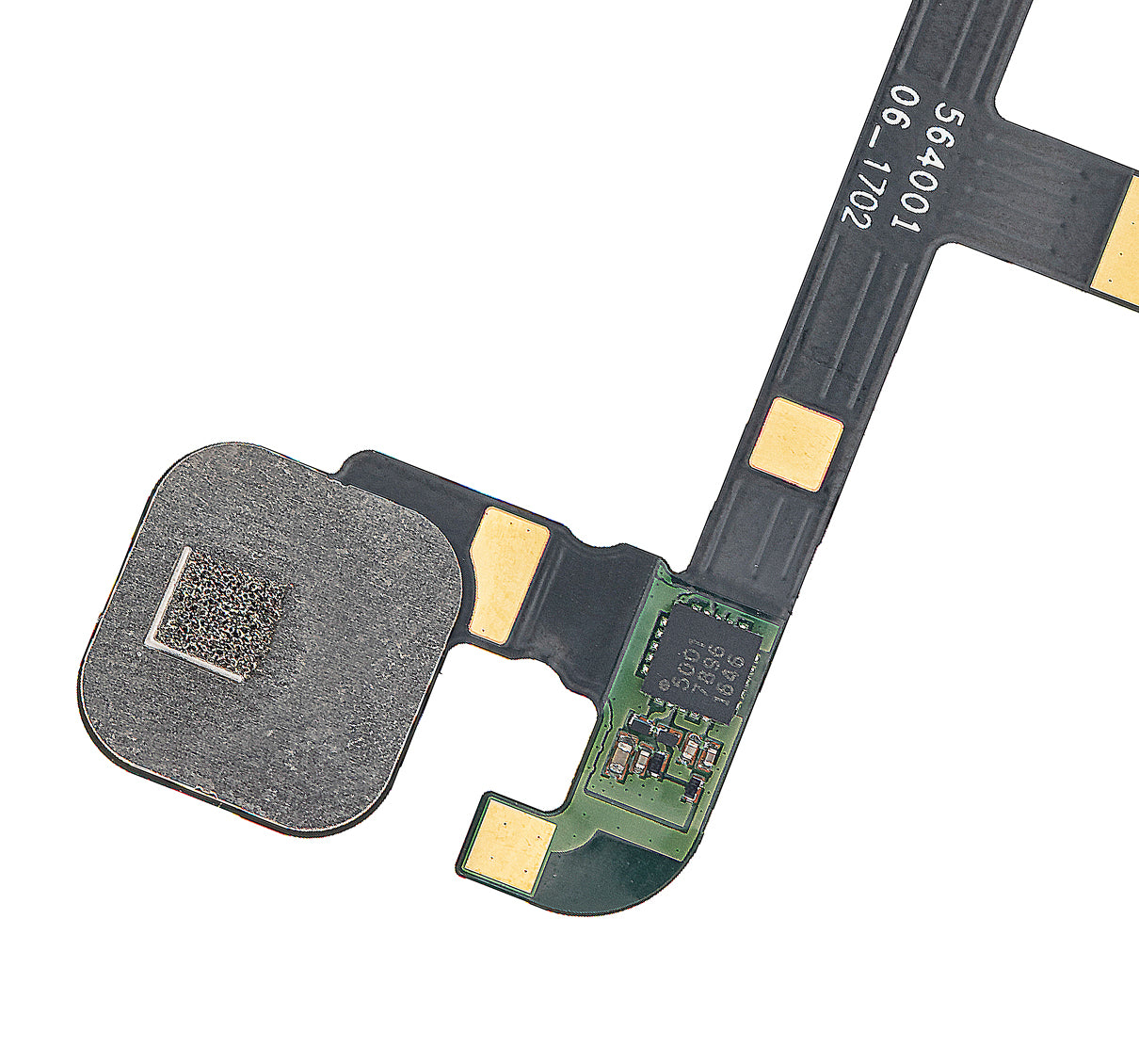 Home Button With Flex Cable For Motorola Moto Z Play Droid (XT1635 / 2016) (White) - Motorola replacement part, component detail view, SKU 107082031423