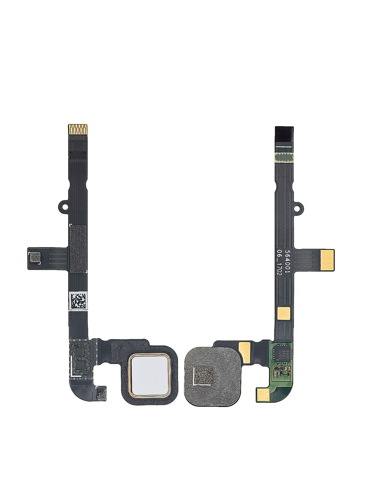 Home Button With Flex Cable For Motorola Moto Z Play Droid (XT1635 / 2016) (White) - Motorola replacement part, additional product view, SKU 107082031423