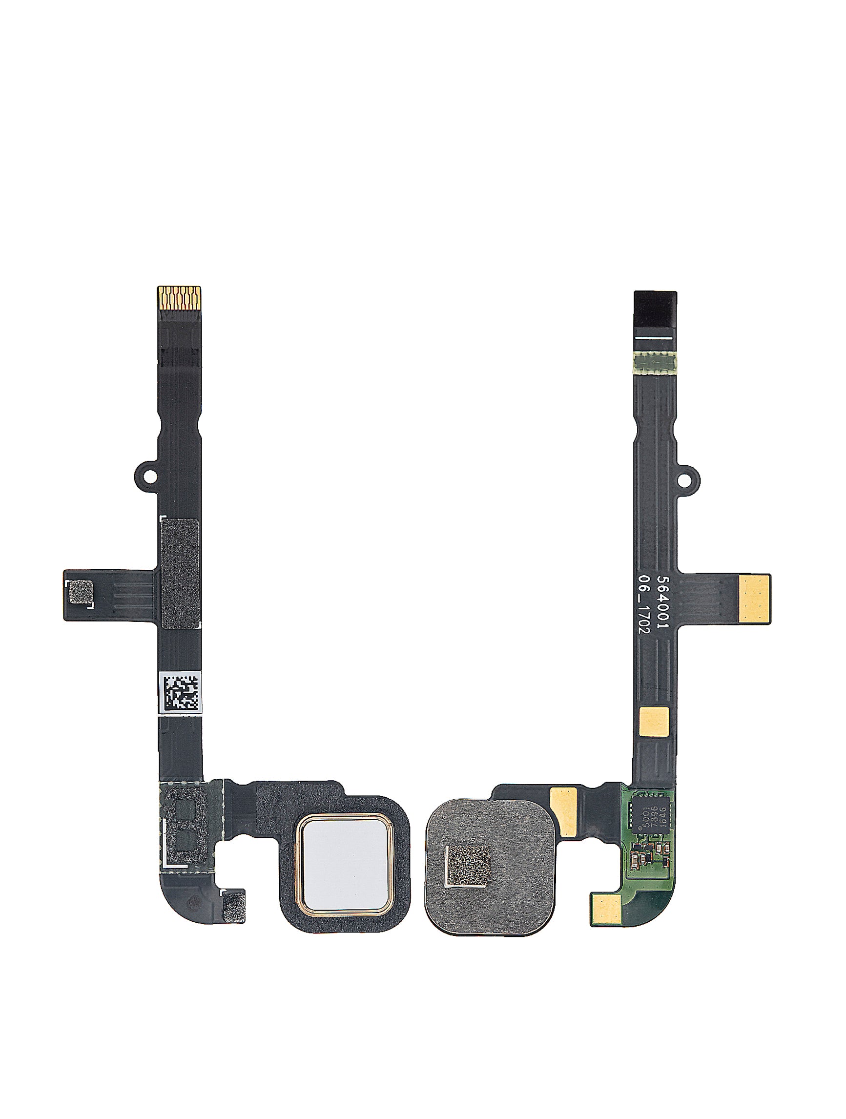 Home Button With Flex Cable For Motorola Moto Z Play Droid (XT1635 / 2016) (White) - Motorola replacement part, additional product view, SKU 107082031423