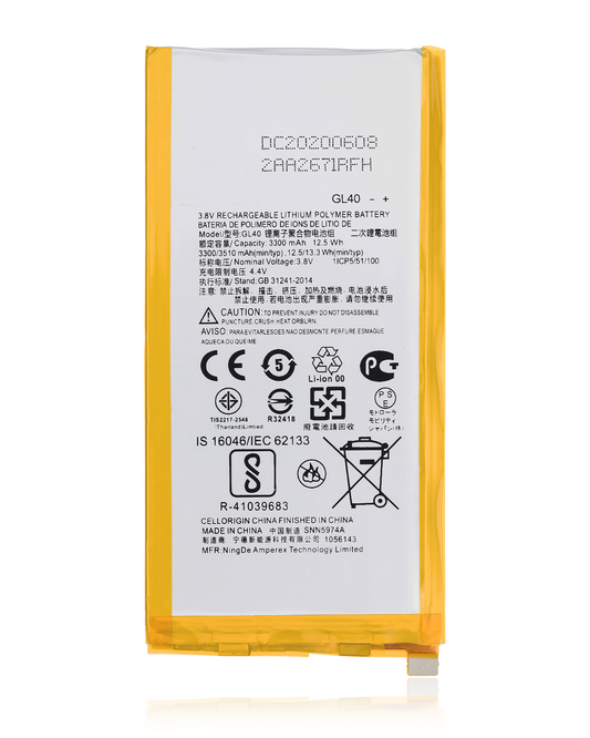 Replacement Battery For Motorola Moto Z Play Droid (XT1635 / 2016) (GL40) - Motorola replacement part, primary product view, SKU 107082031426