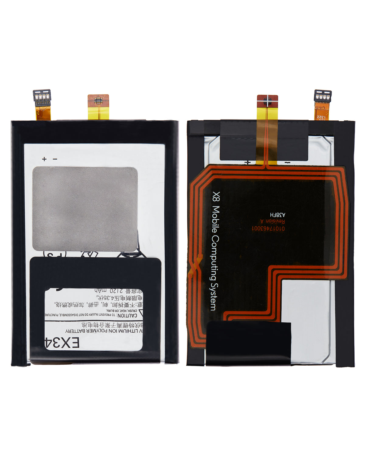 Replacement Battery For Motorola Moto X (XT1060 / 2013) (EX34) - Motorola phone replacement part, secondary component view, SKU 107082031930
