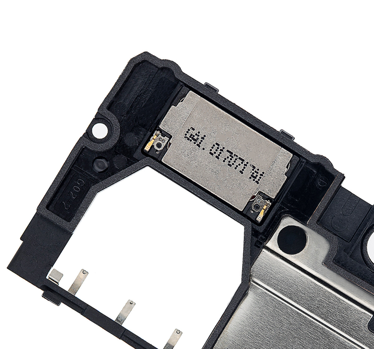 Earpiece Speaker With Housing For Motorola Moto Z2 Force (XT1789 / 2017) - Motorola replacement part, alternate repair part view, SKU 107082032232