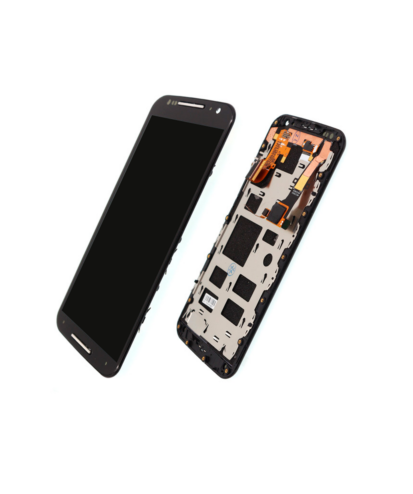 LCD Assembly With Frame For Motorola Moto X2 (XT1096 / 2014) (Refurbished) (Black) - Motorola phone replacement part, alternate replacement part view, SKU 107082032903