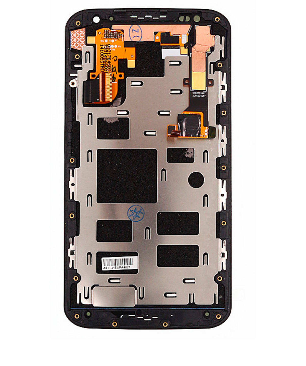LCD Assembly With Frame For Motorola Moto X2 (XT1096 / 2014) (Refurbished) (Black) - Motorola phone replacement part, component detail view, SKU 107082032903